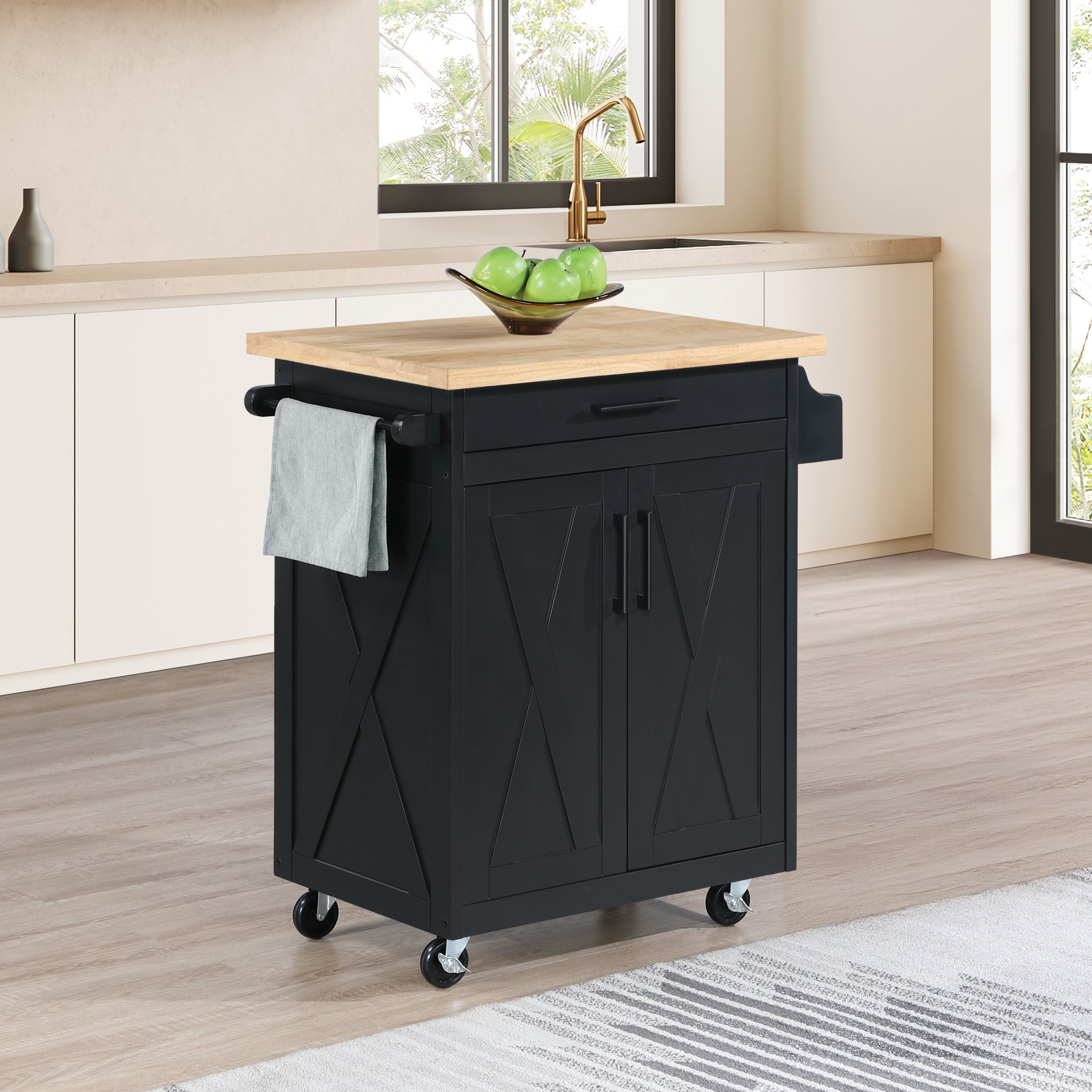 Bolten Kitchen Cart - Black