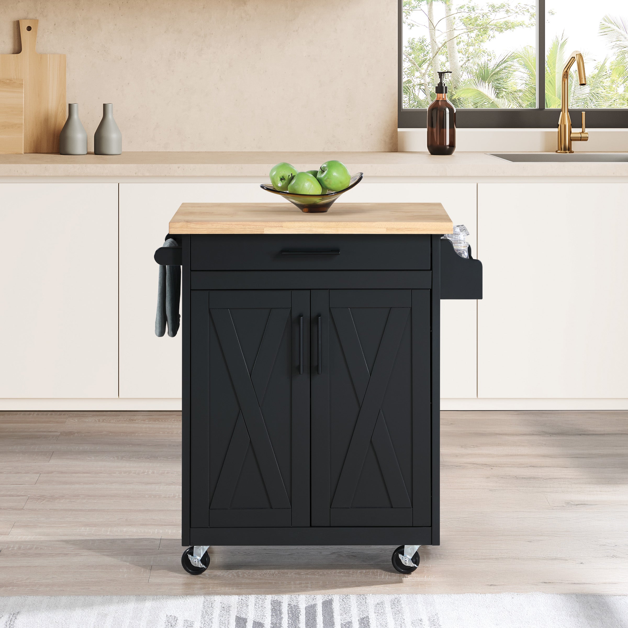 Bolten Kitchen Cart - Black