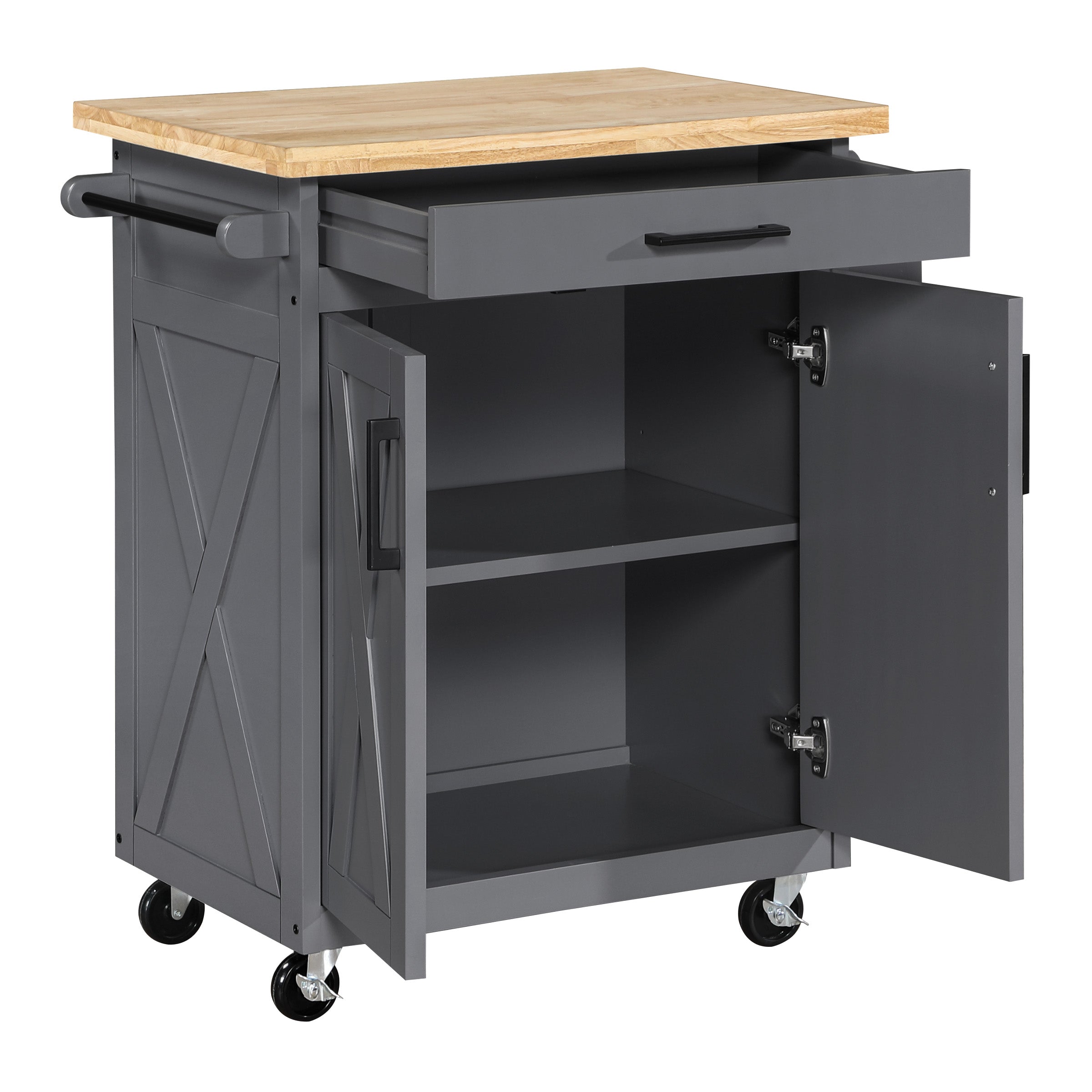 Bolten Kitchen Cart - Grey