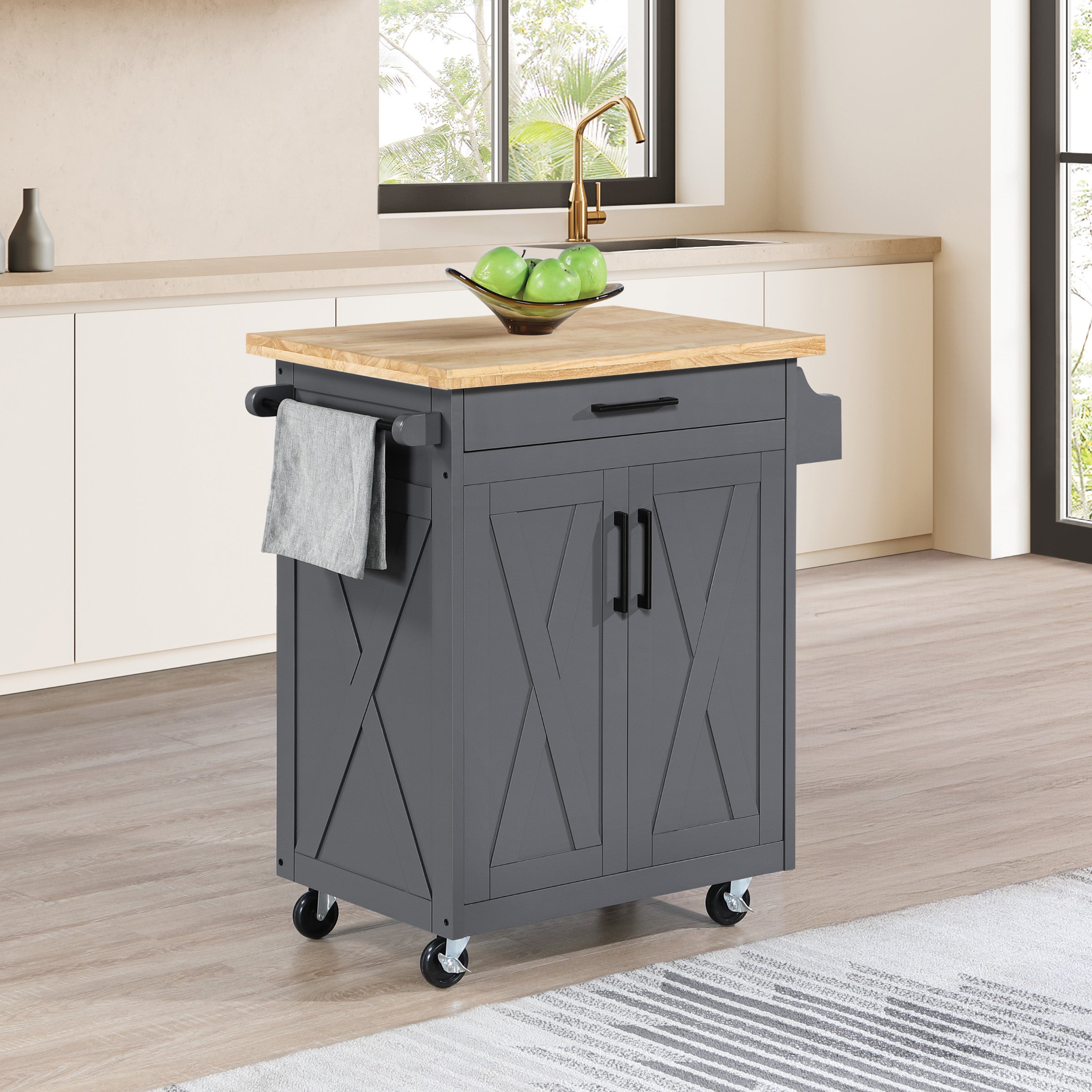 Bolten Kitchen Cart - Grey
