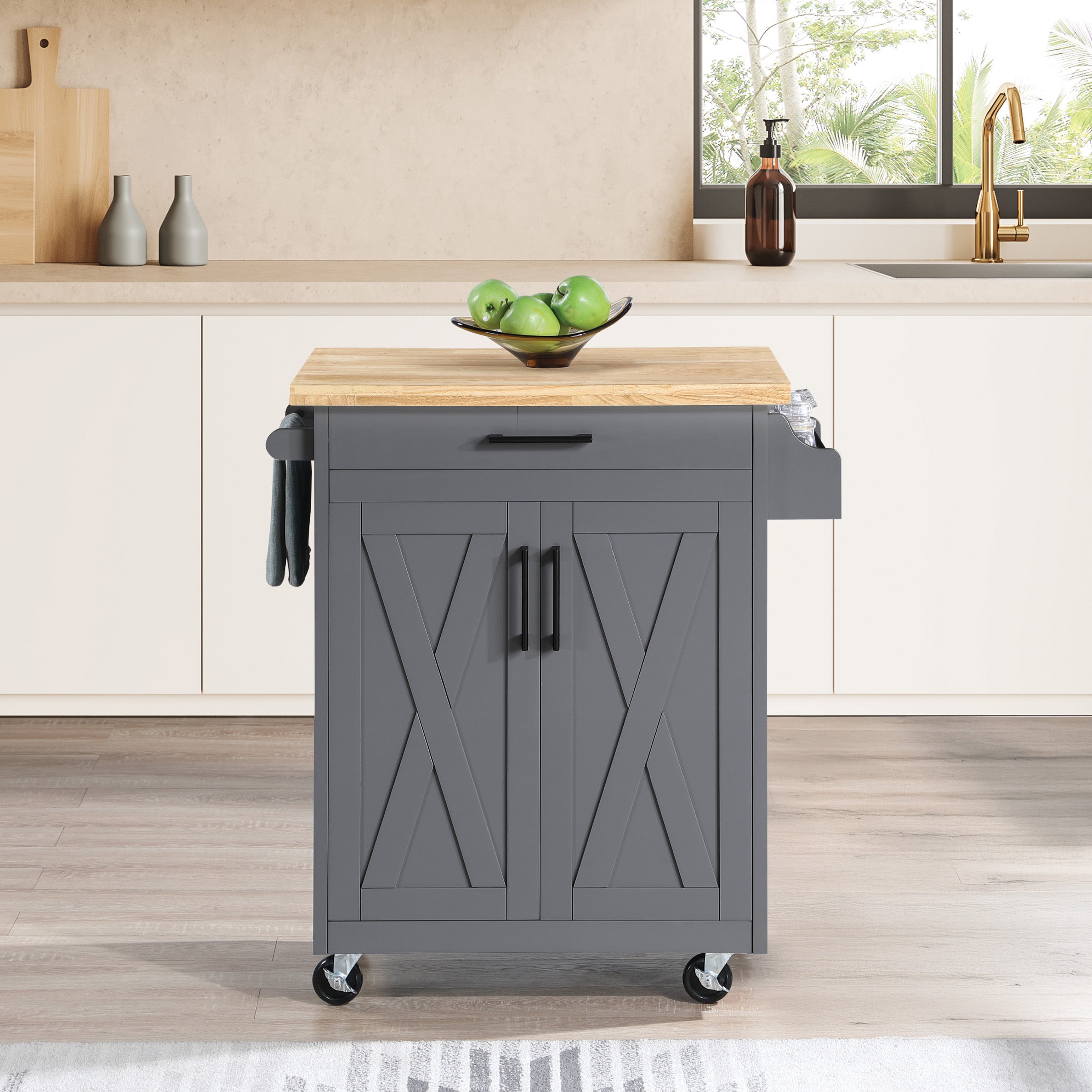 Bolten Kitchen Cart - Grey