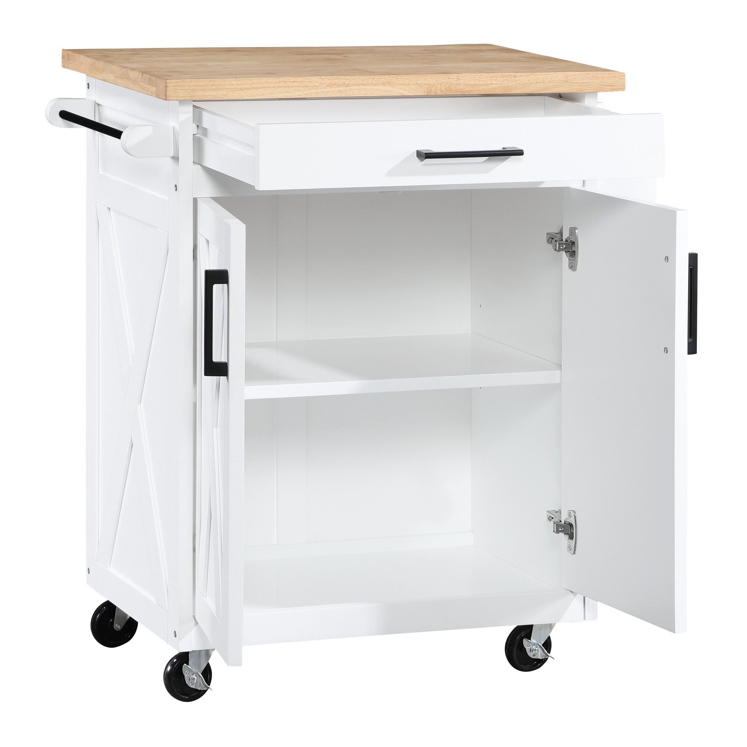 Bolten Kitchen Cart - White