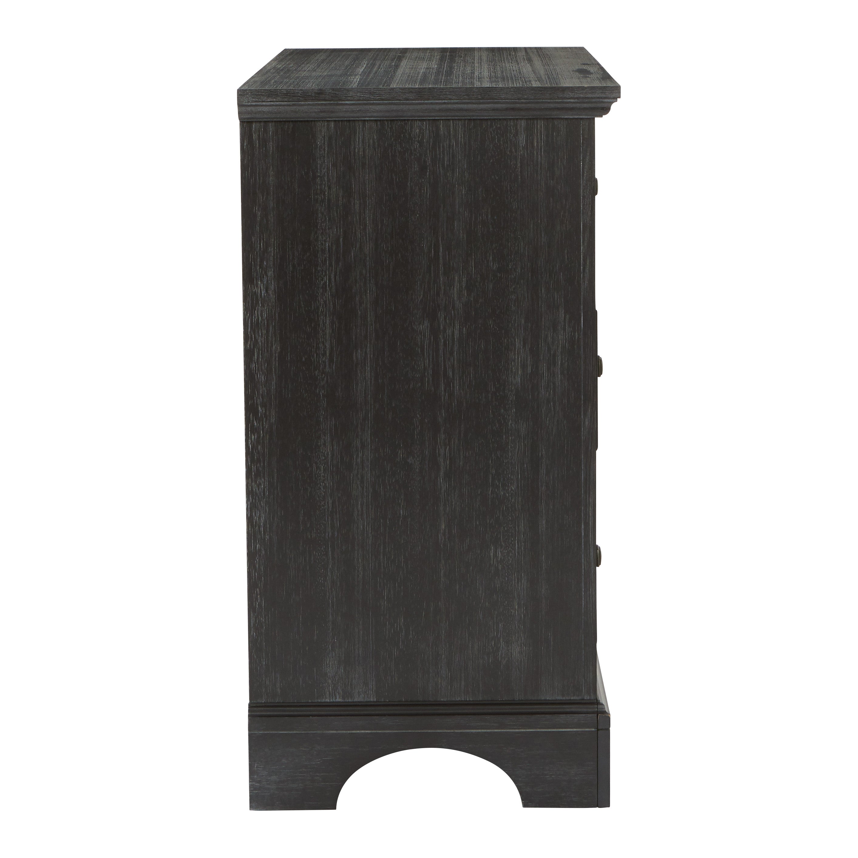 Farmhouse Basics 3 Drawer Chest - Rustic Black