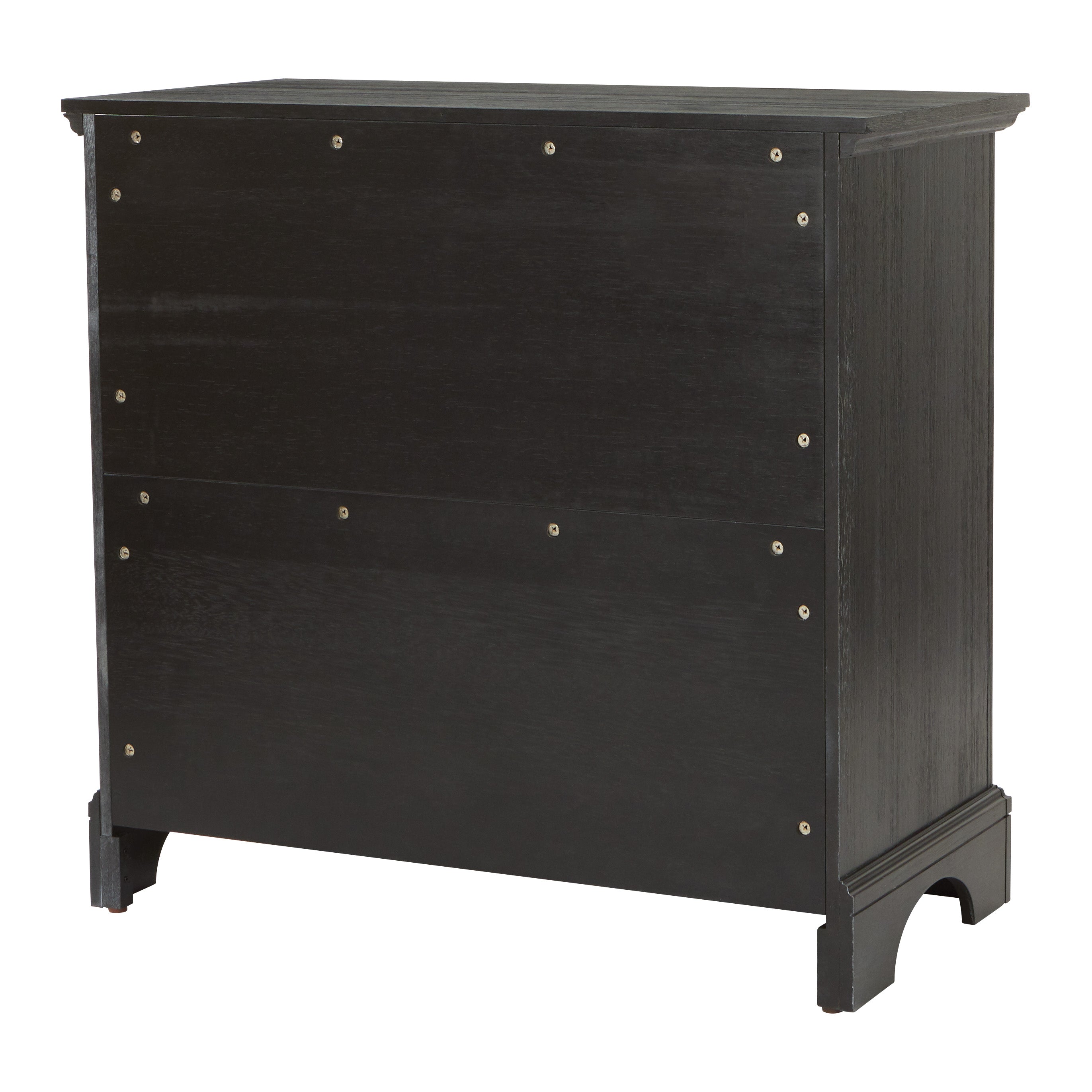 Farmhouse Basics 3 Drawer Chest - Rustic Black