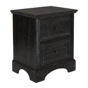 Farmhouse Basics Nightstand - Rustic Black