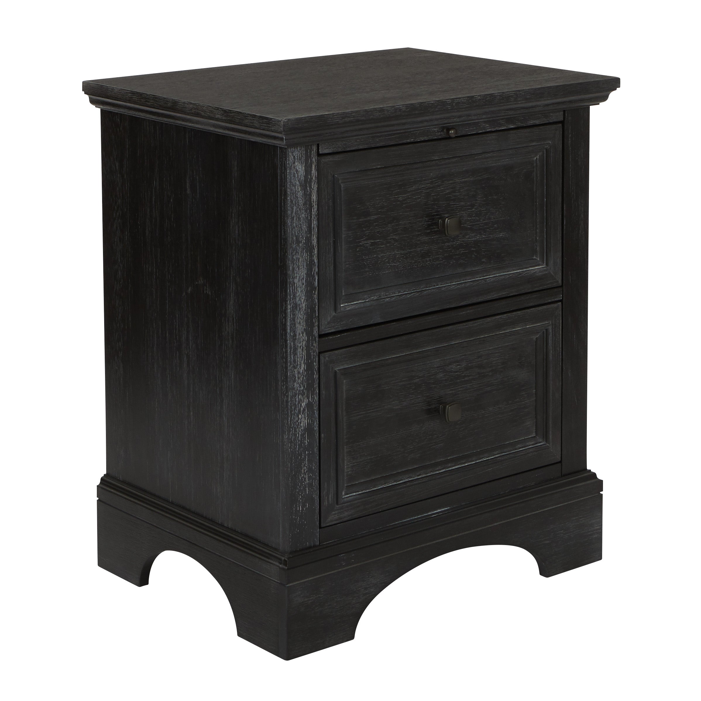 Farmhouse Basics Nightstand - Rustic Black