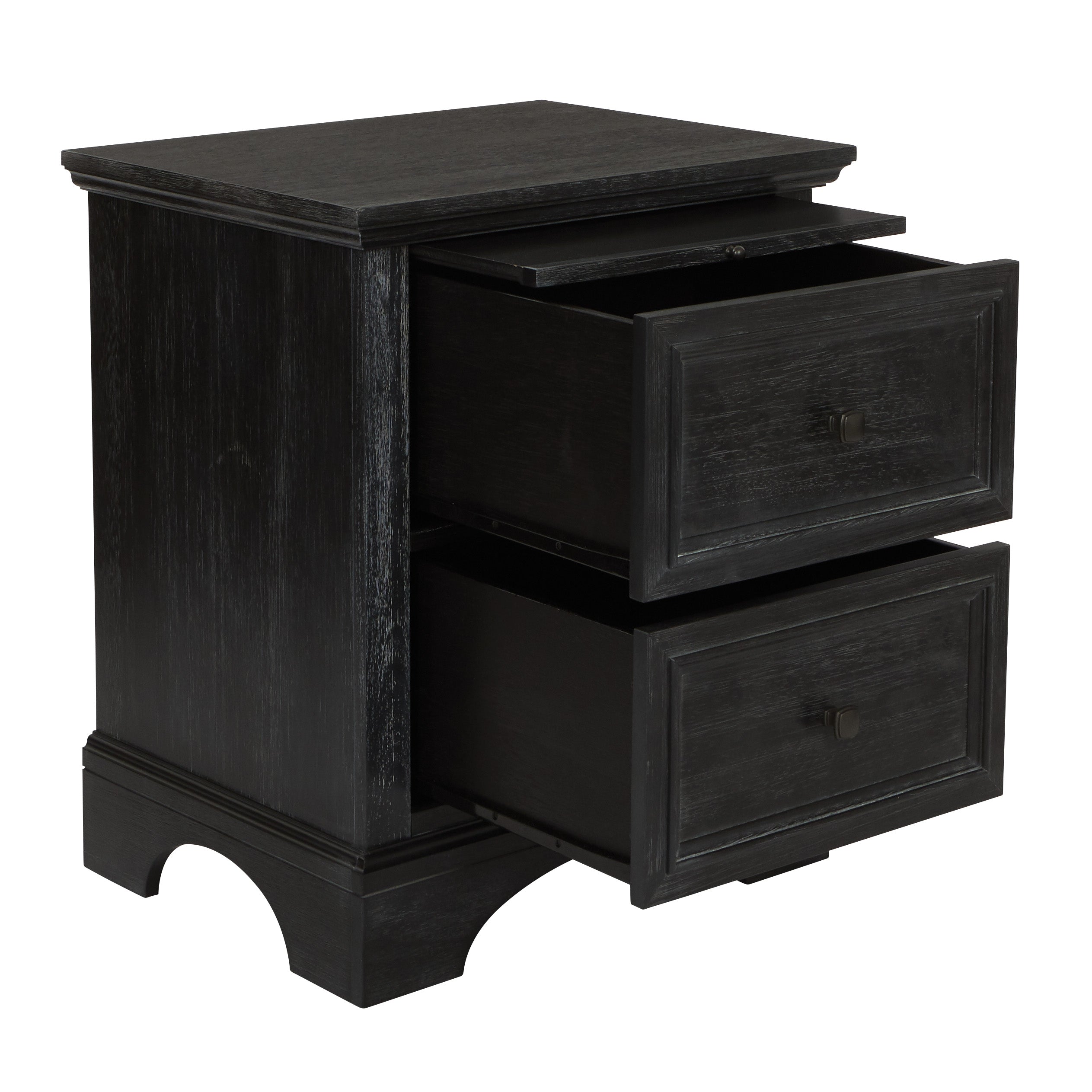 Farmhouse Basics Nightstand - Rustic Black
