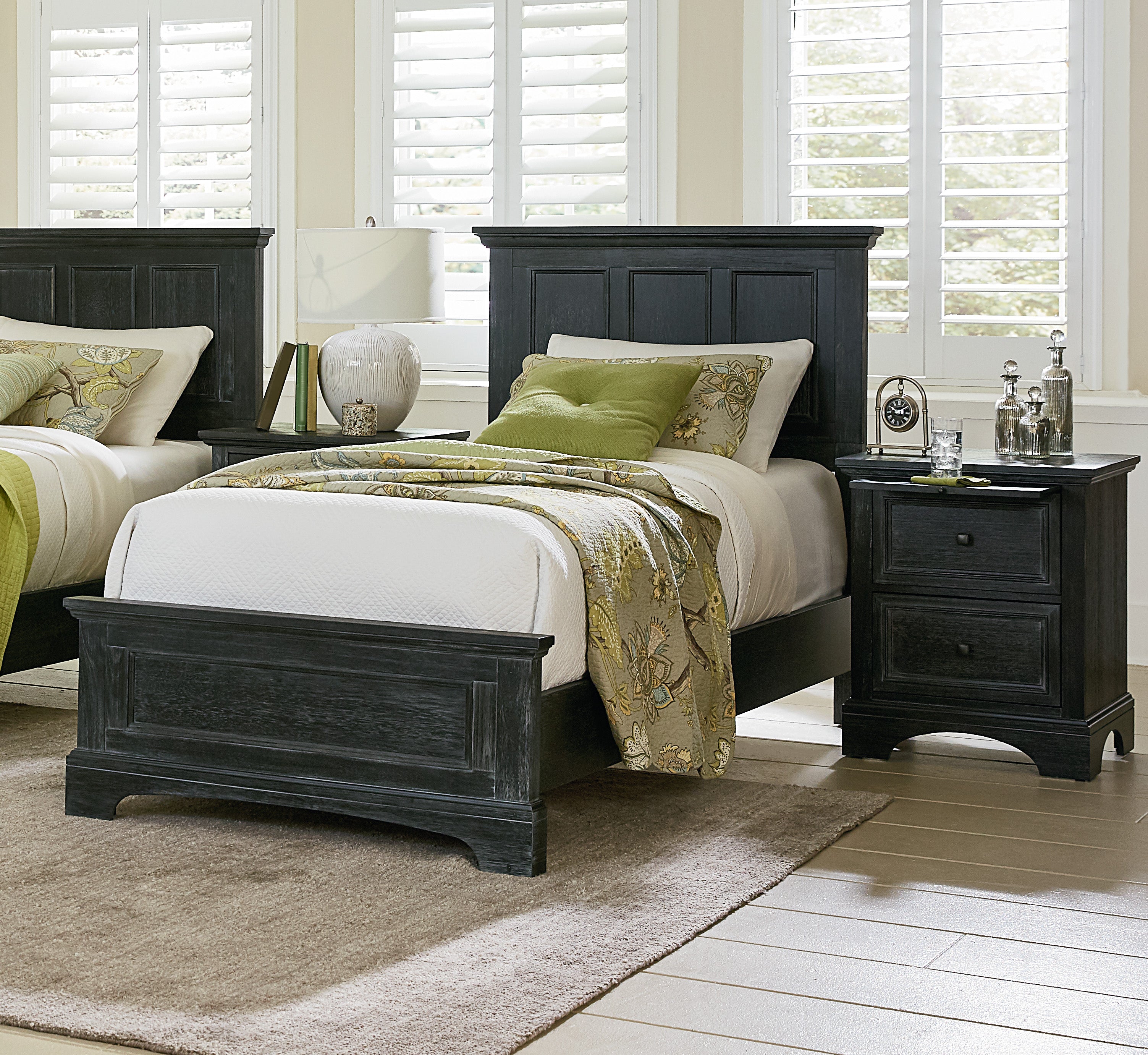 Farmhouse Basics Nightstand - Rustic Black