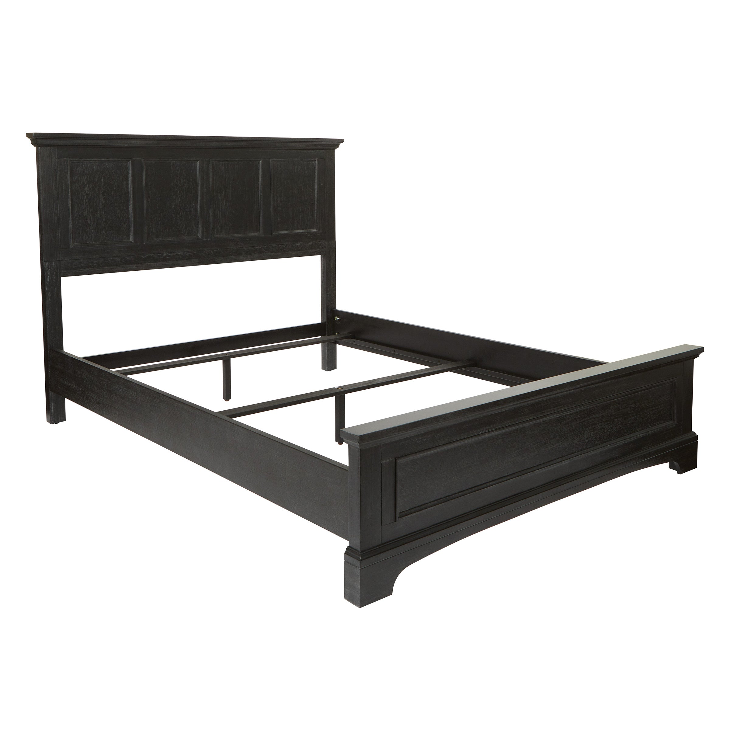 Farmhouse Basics Queen Bed Set - Rustic Black