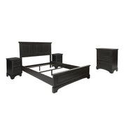 Farmhouse Basics Bedroom Set 4 pc - Rustic Black