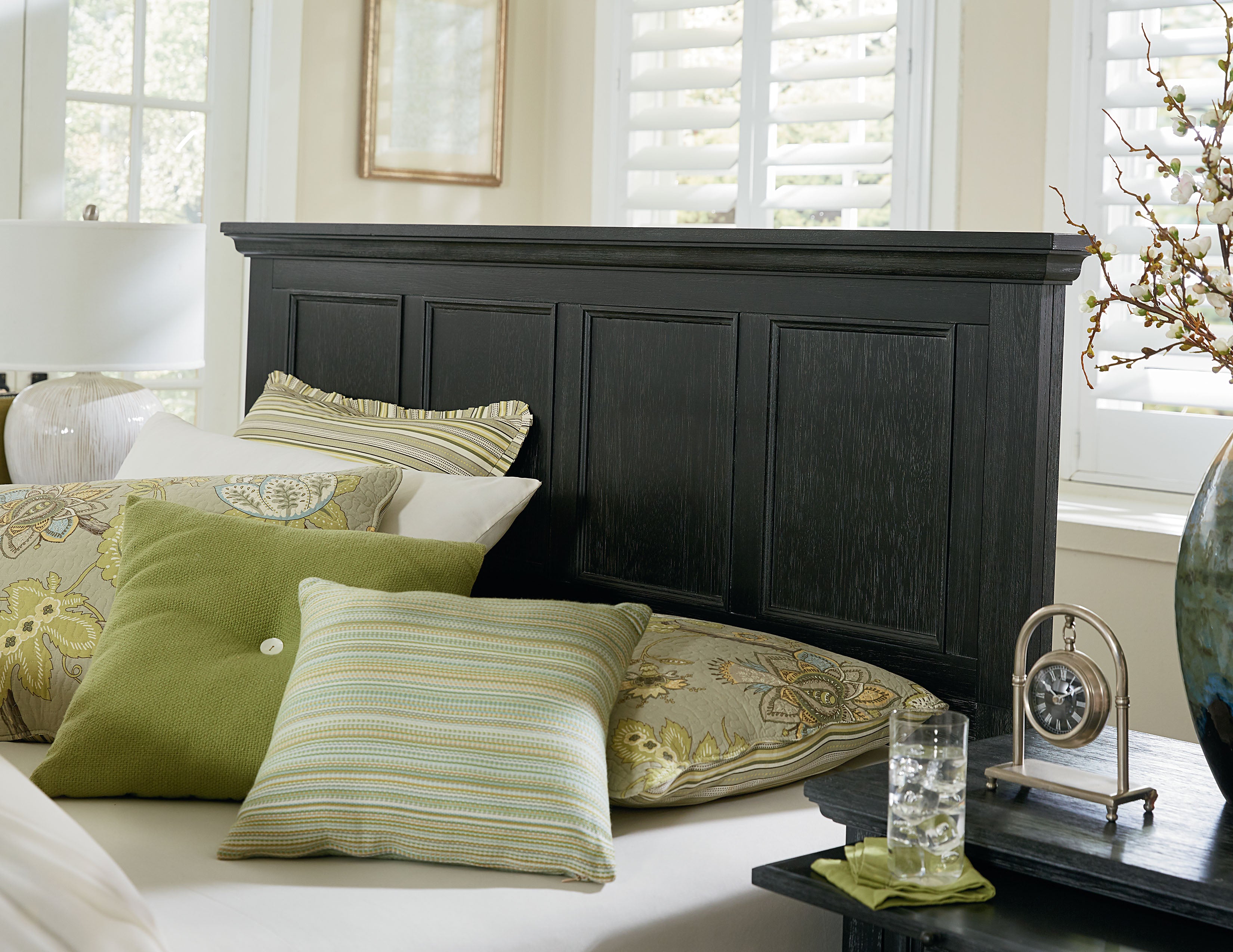 Farmhouse Basics Bedroom Set 3 pc - Rustic Black