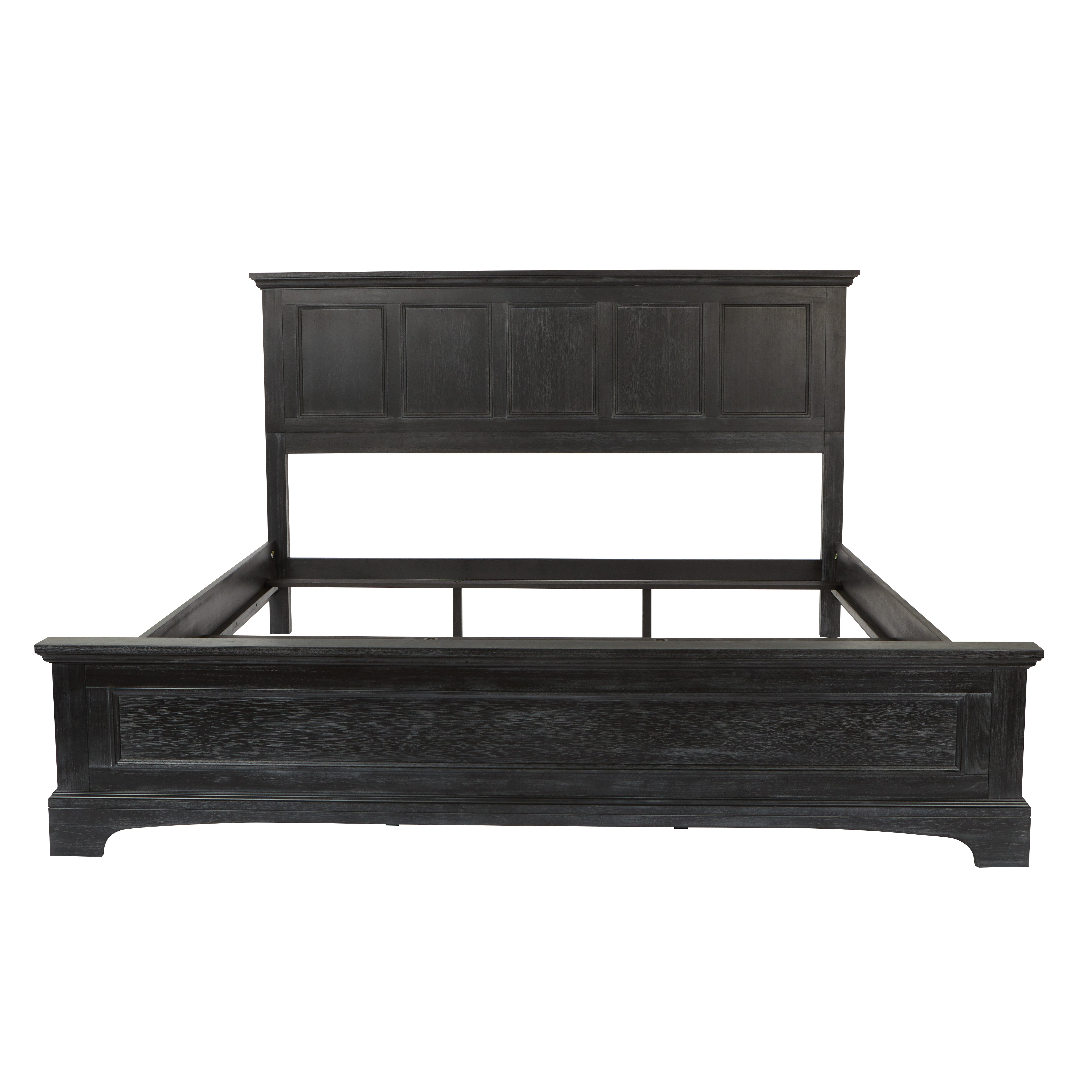Farmhouse Basics King Bed Set 3/CTN - Rustic Black