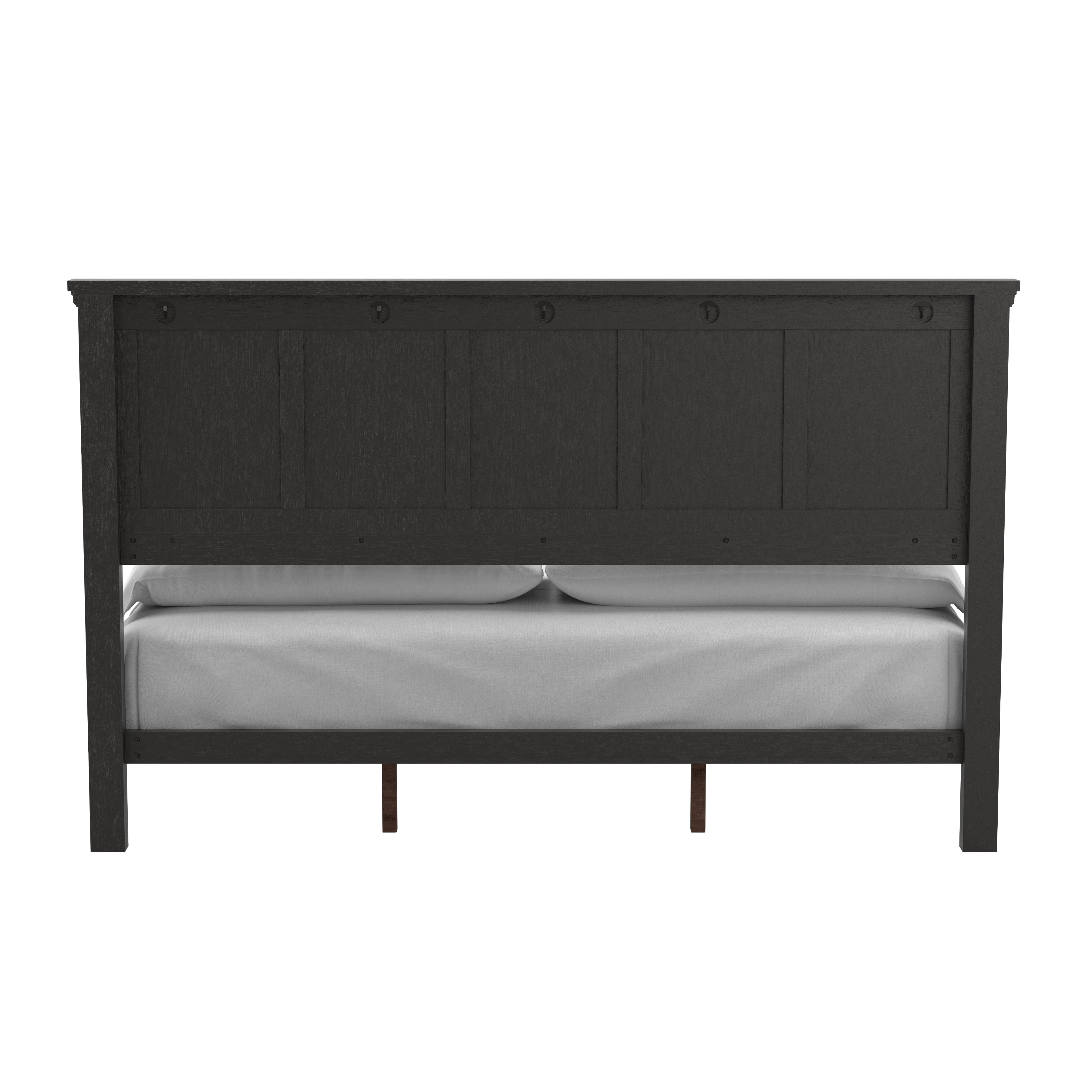 Farmhouse Basics King Bed Set 3/CTN - Rustic Black