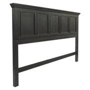 Farmhouse Basics King Bed Headboard - Rustic Black