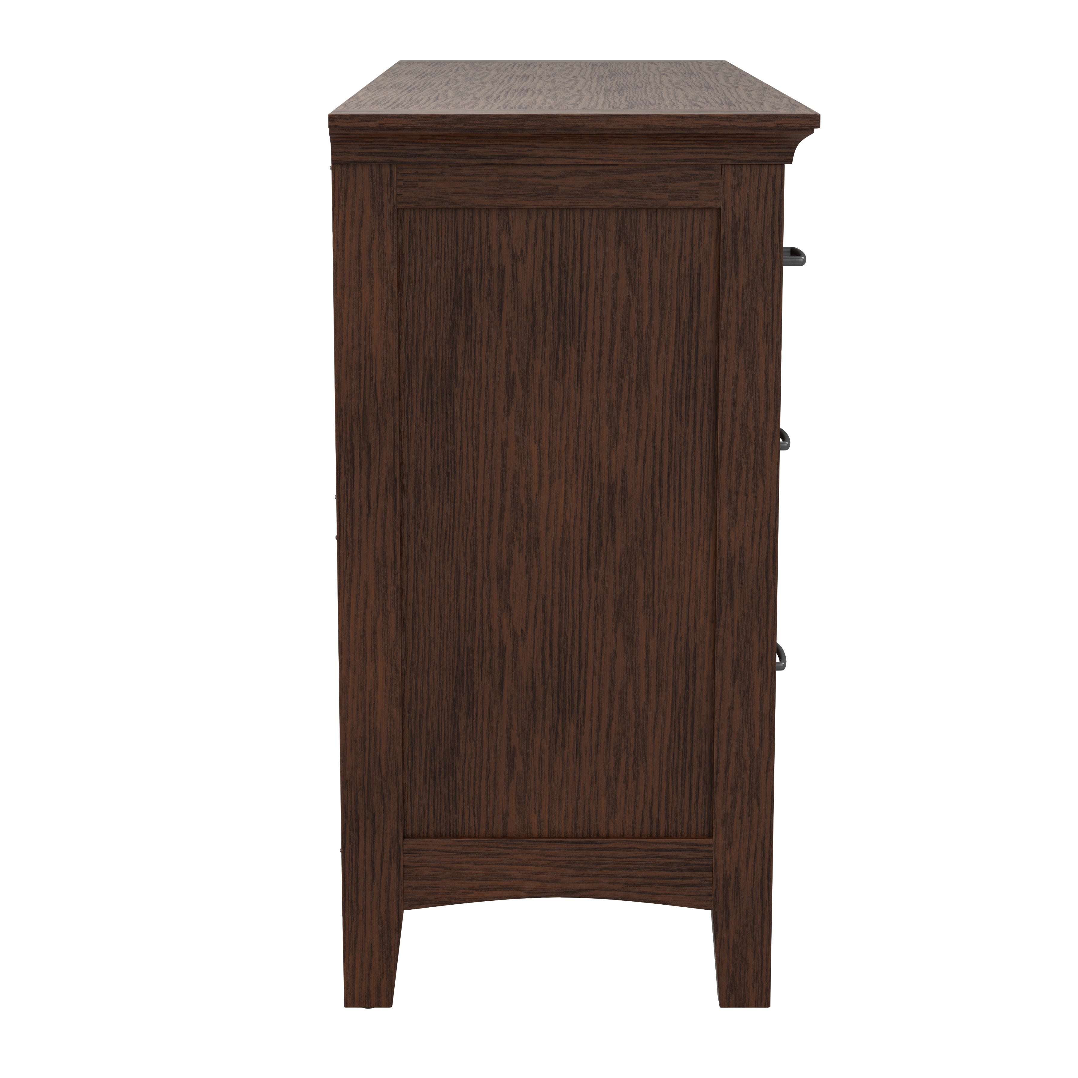 Modern Mission 6 Drawer Dresser - Vintage Oak