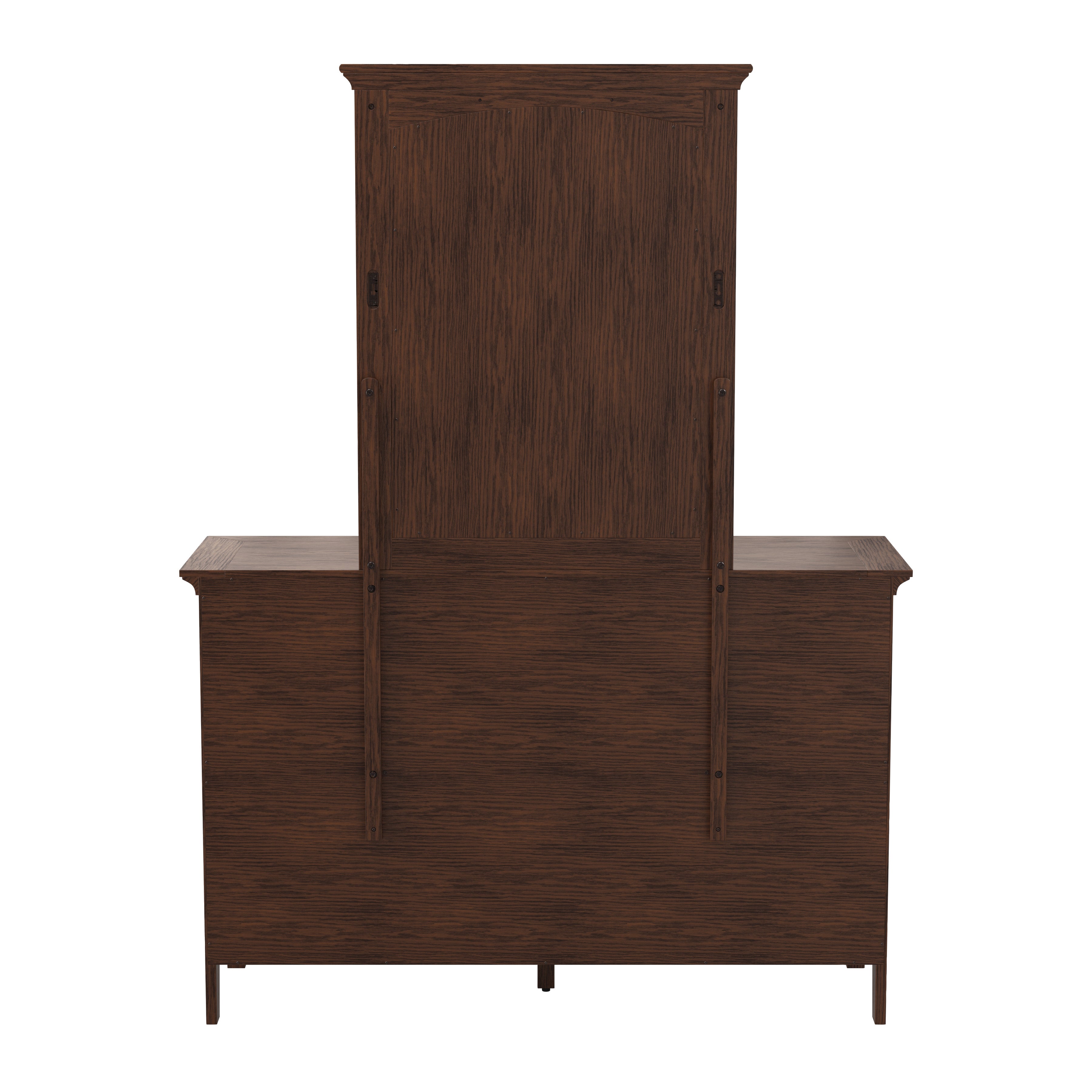 Modern Mission Mirror - Vintage Oak