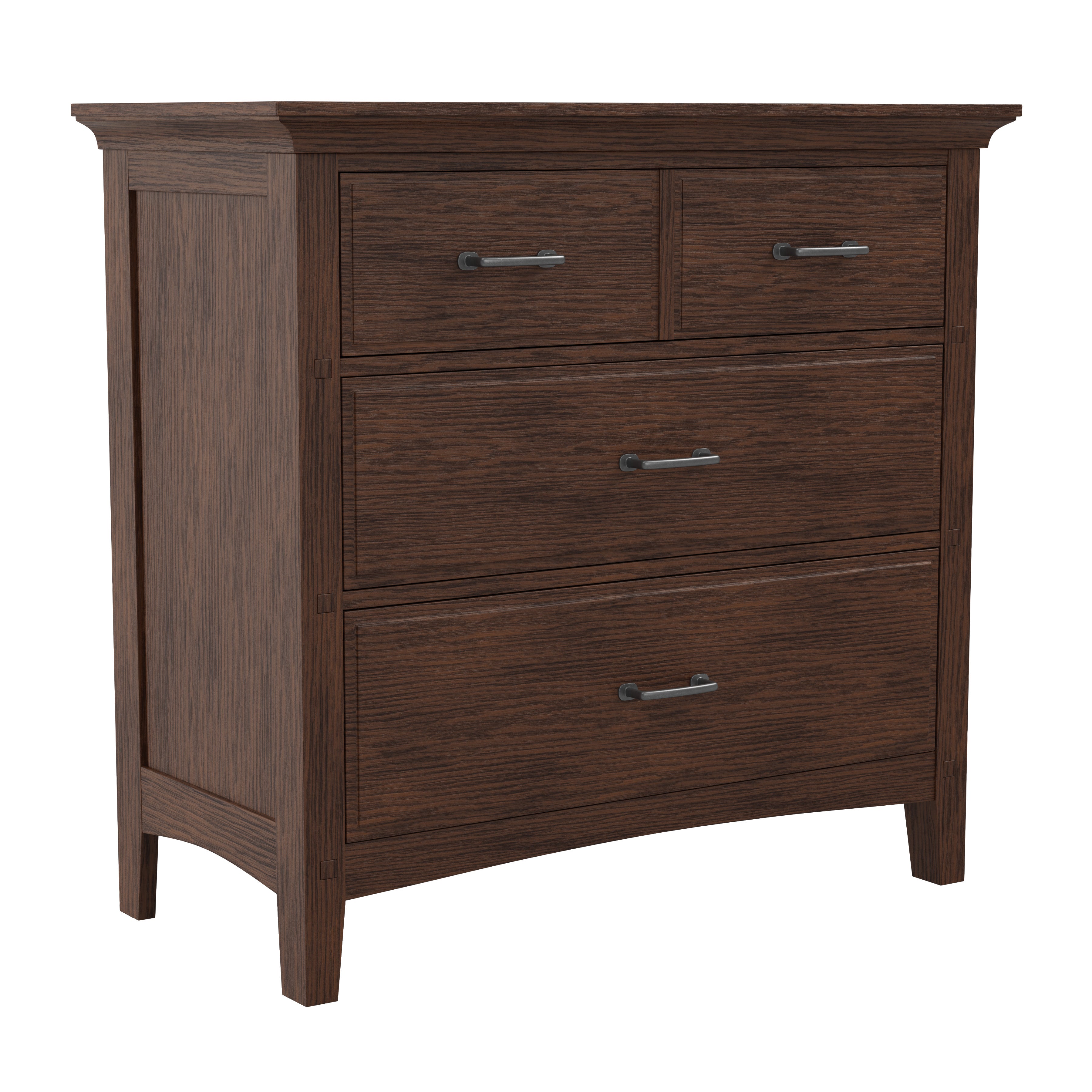 Modern Mission 3 Drawer Chest - Vintage Oak