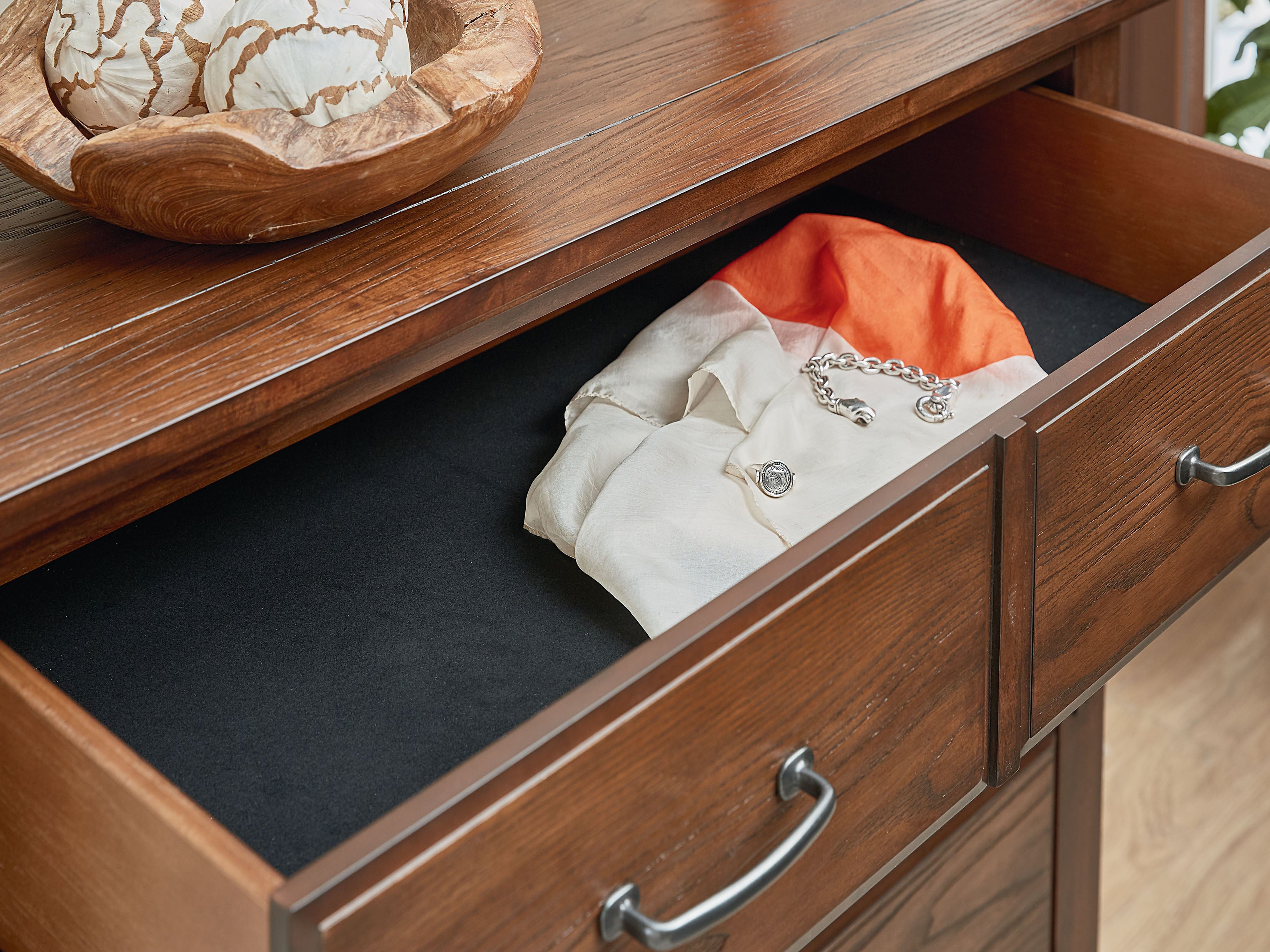 Modern Mission 3 Drawer Chest - Vintage Oak
