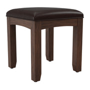 Modern Mission Bench for Vanity - Vintage Oak