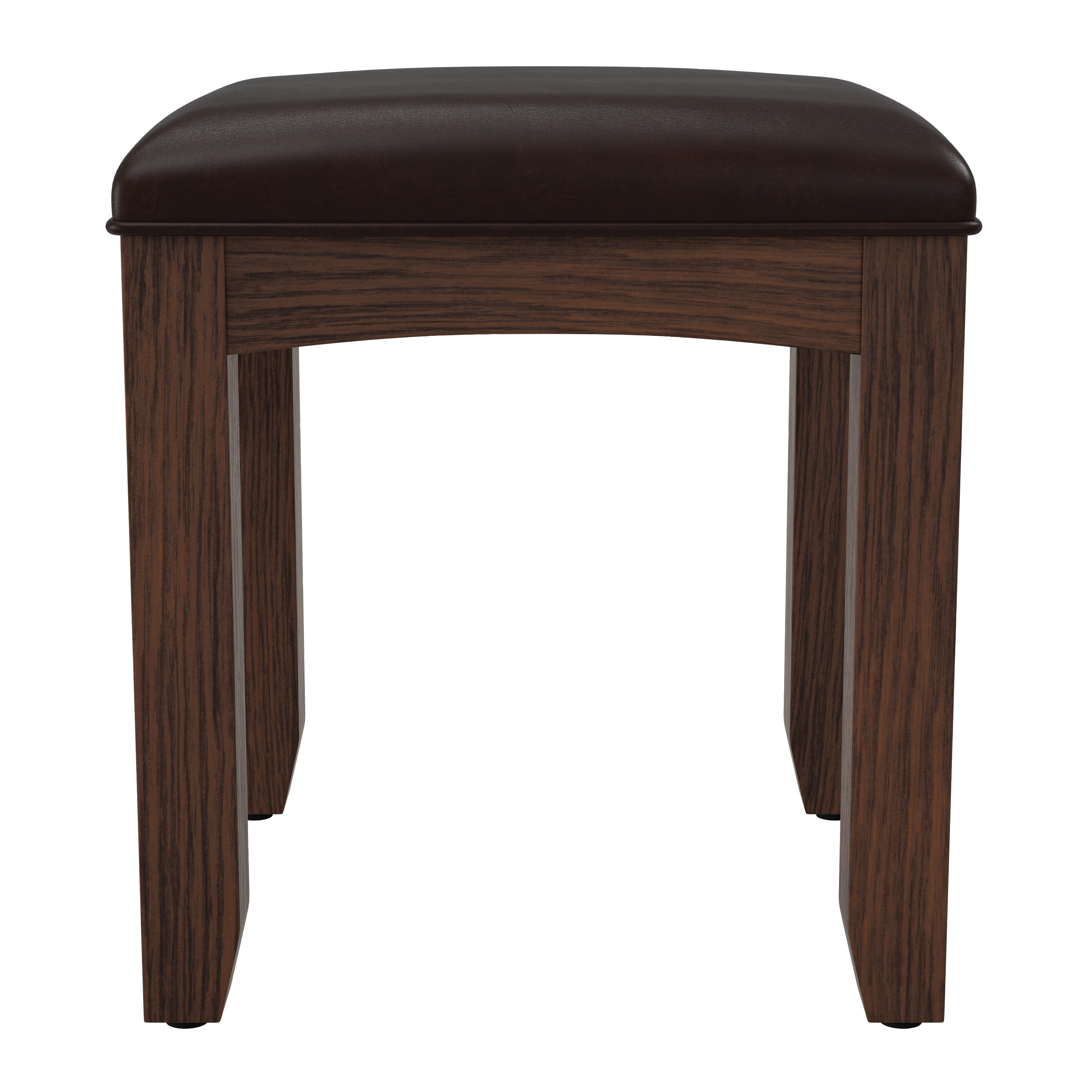 Modern Mission Bench for Vanity - Vintage Oak