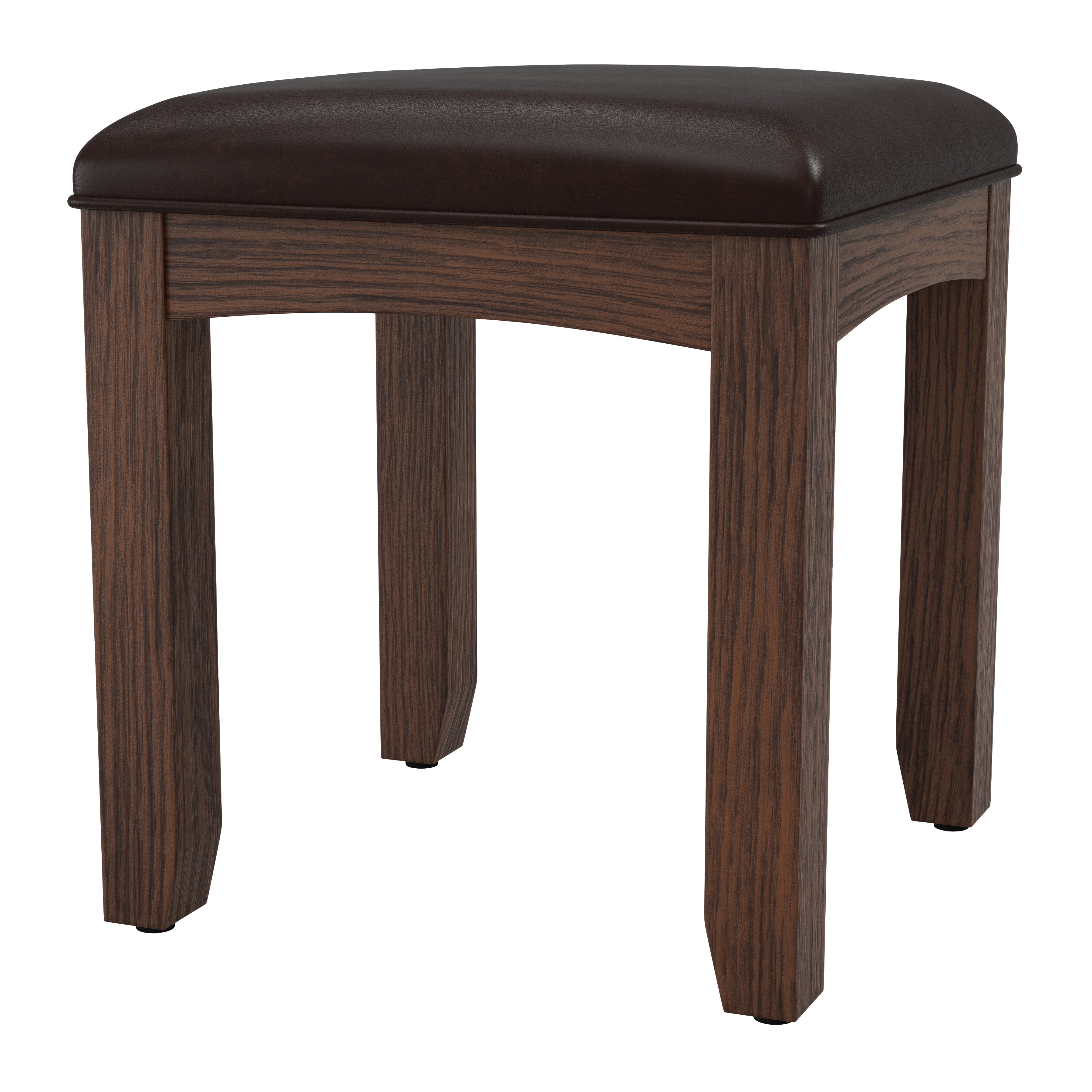 Modern Mission Bench for Vanity - Vintage Oak