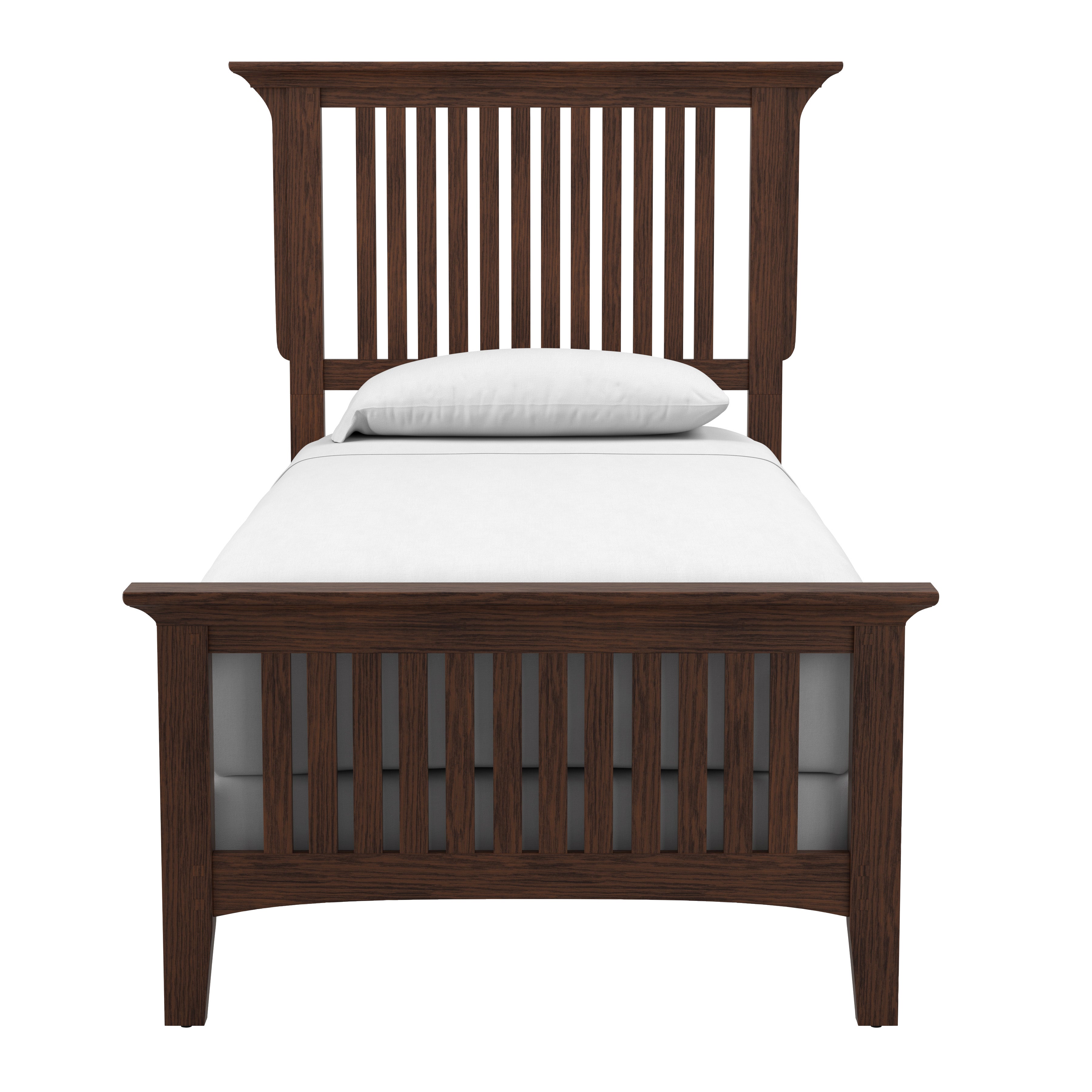 Modern Mission Twin Bed Set 3/CTN - Vintage Oak