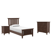 Modern Mission Twin Bedroom Set - Vintage Oak