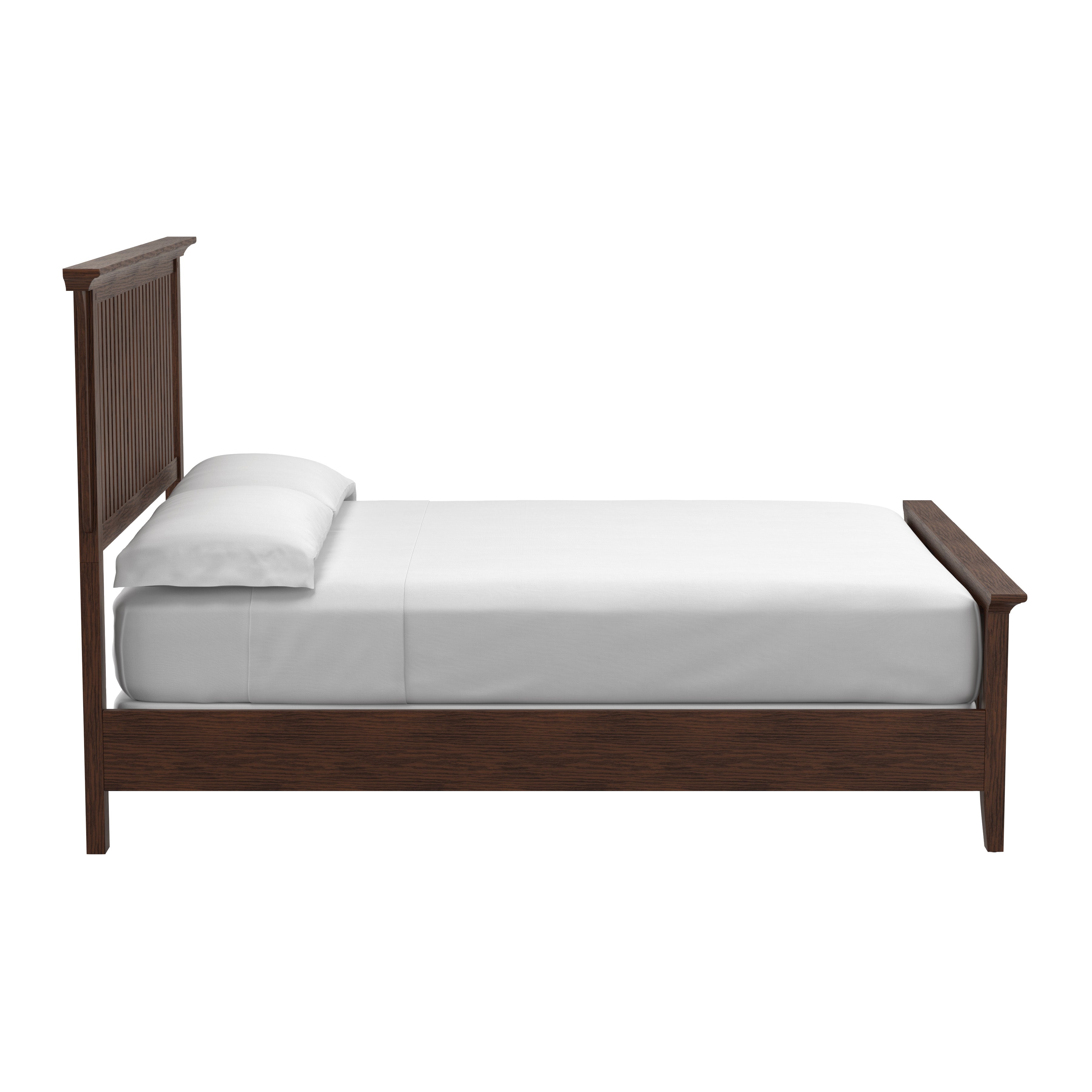 Modern Mission Queen Bed Set 3/CTN - Vintage Oak