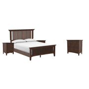Modern Mission Queen Bedroom Set - Vintage Oak