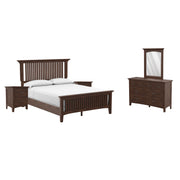 Modern Mission Queen Bedroom Set - Vintage Oak