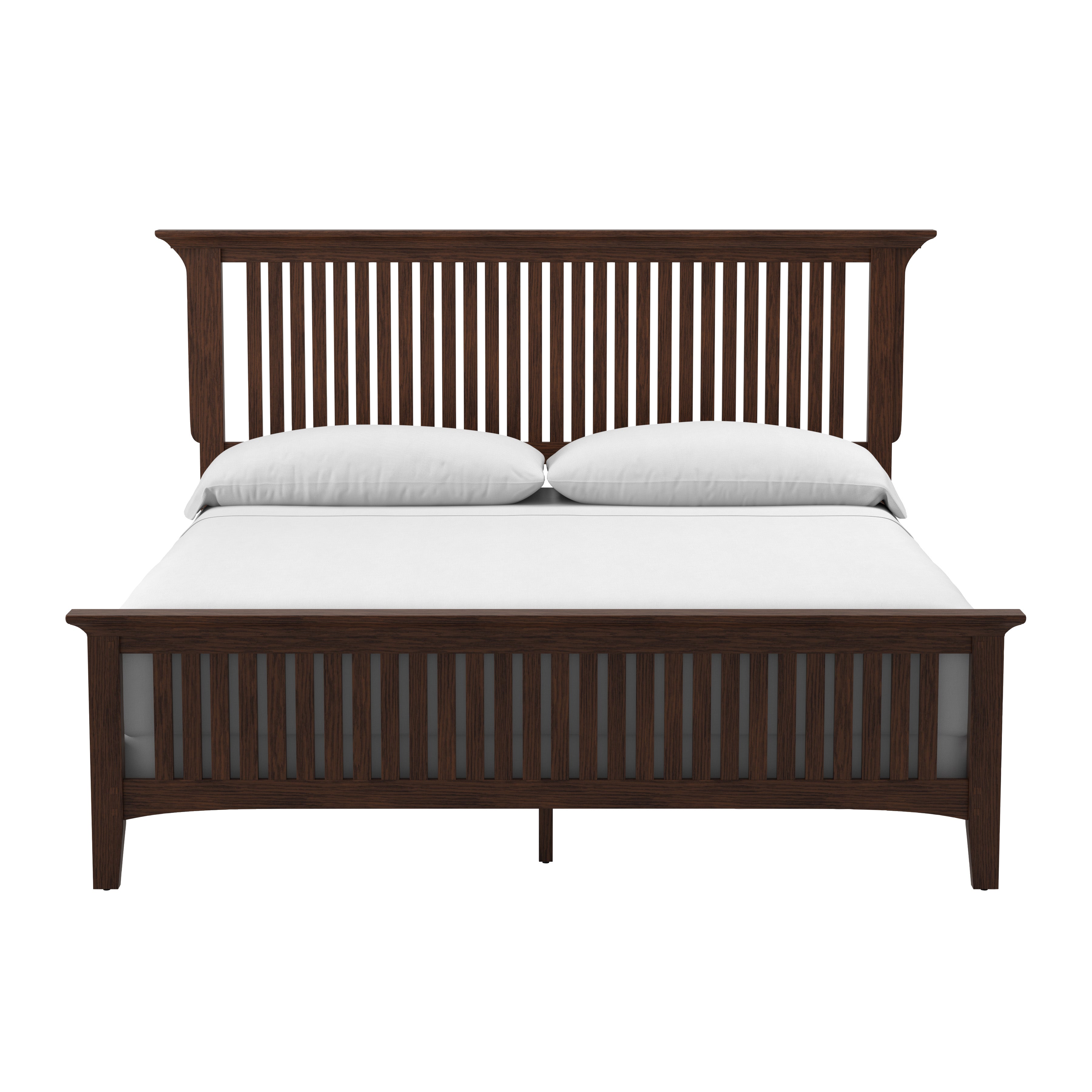 Modern Mission King Bed Set 3/CTN - Vintage Oak