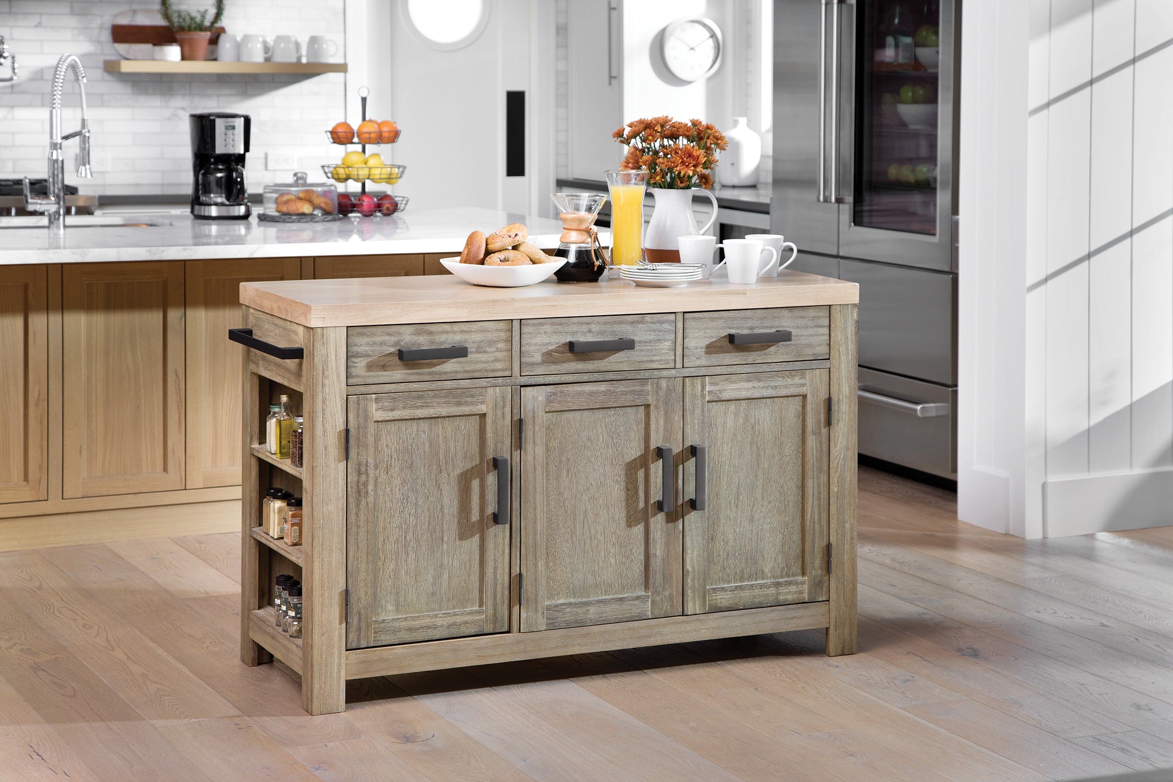 Cocina Kitchen Island - Brown
