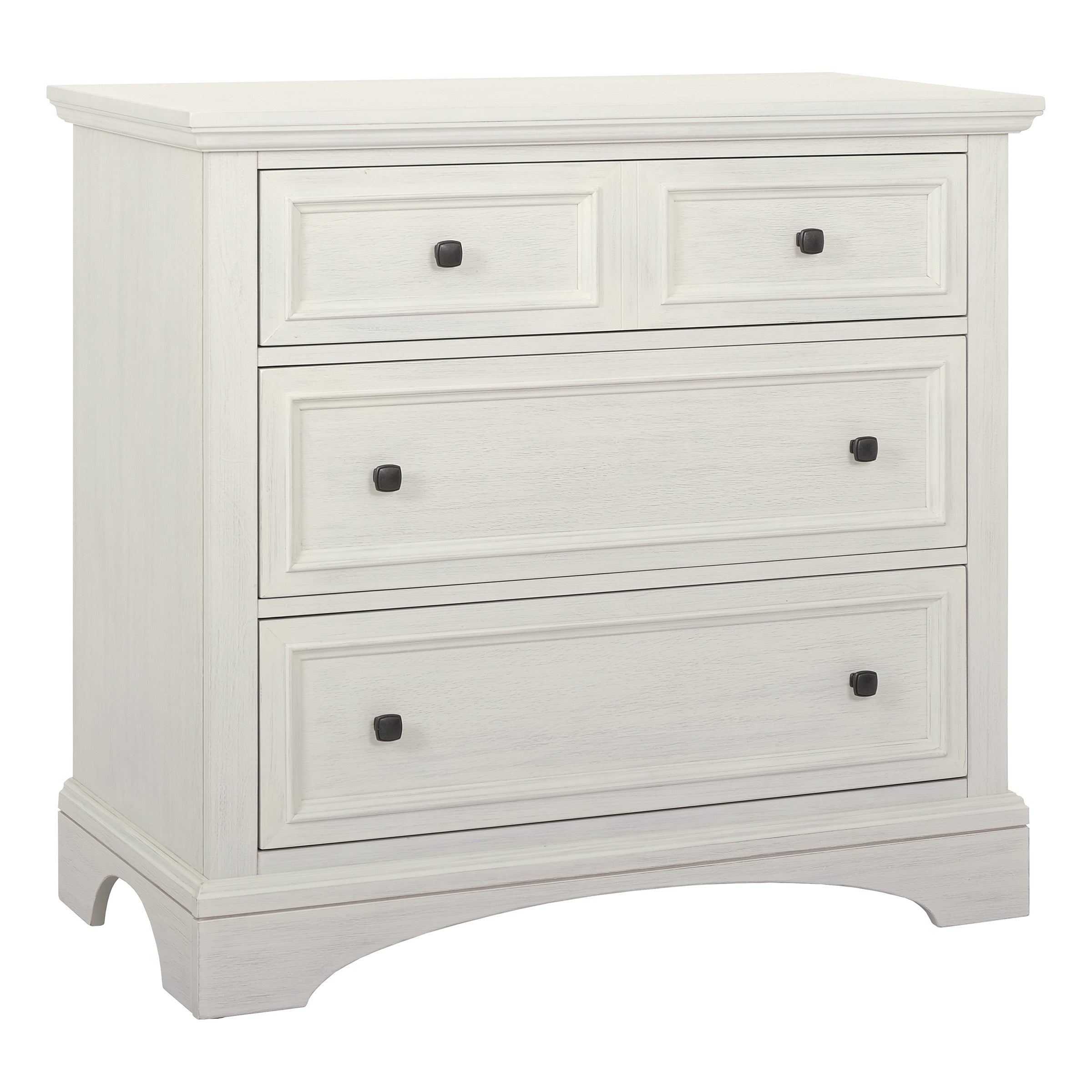 Farmhouse Basics 3 Drawer Chest - Rustic White