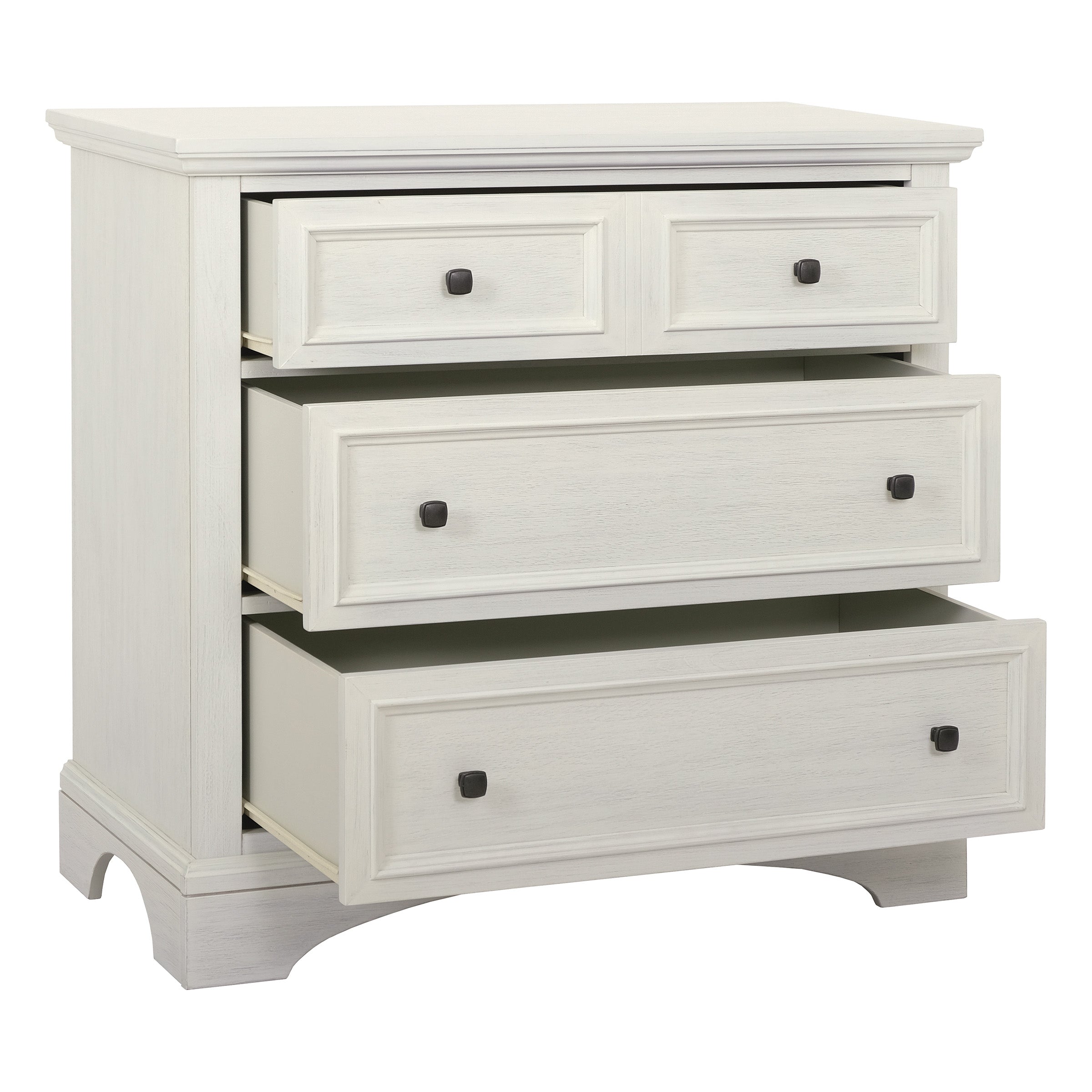 Farmhouse Basics 3 Drawer Chest - Rustic White