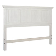 Farmhouse Queen Headboard - Rustic White