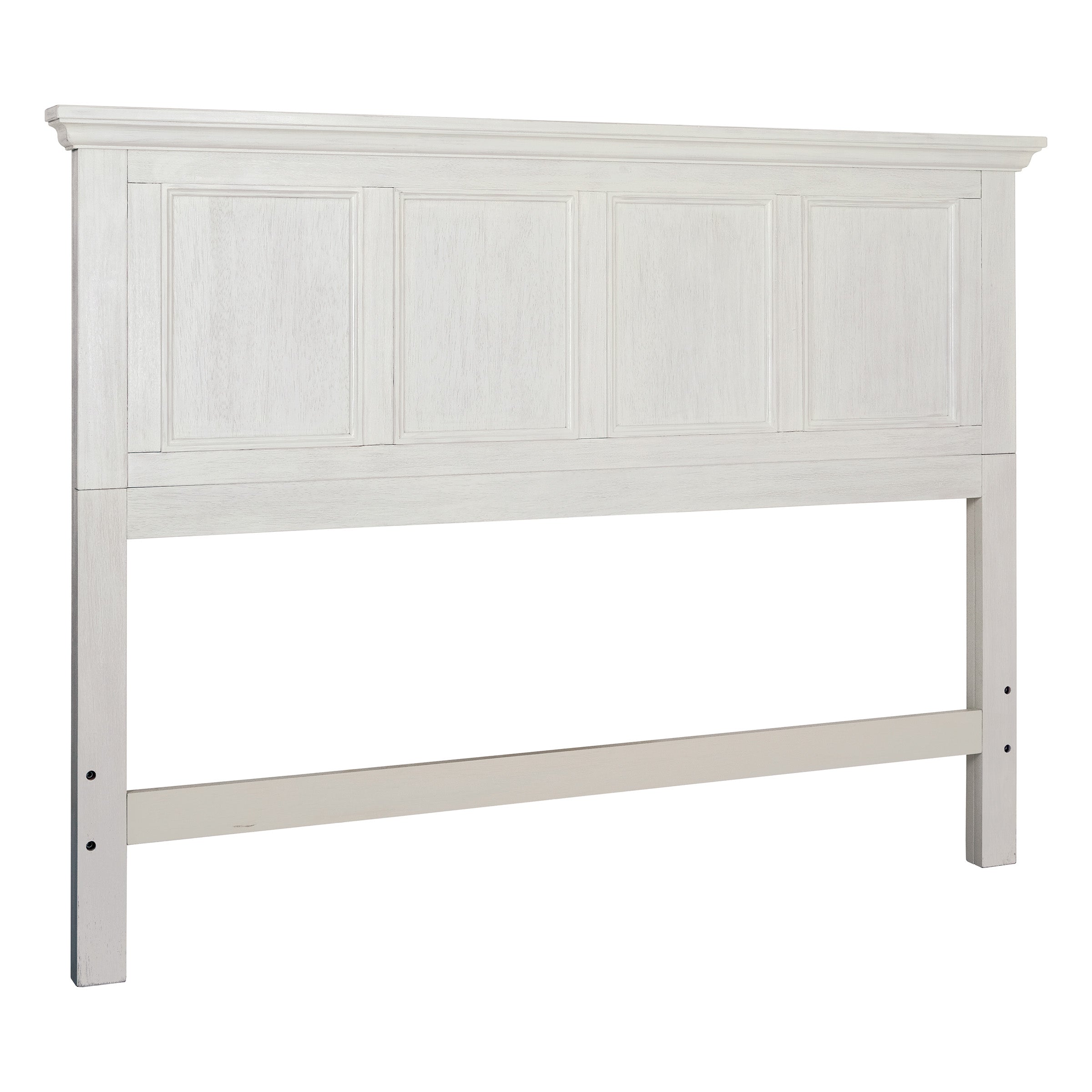 Farmhouse Queen Headboard - Rustic White