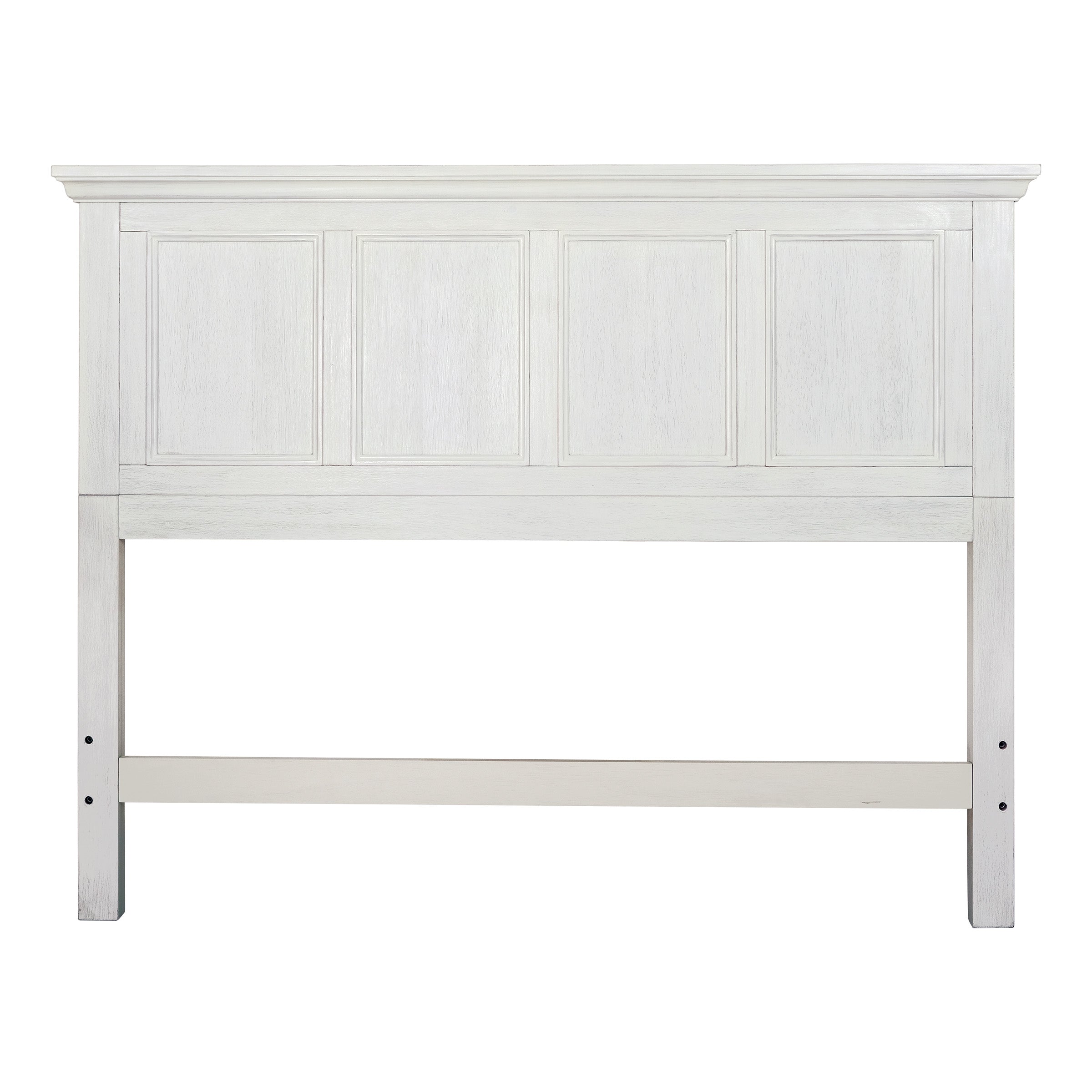 Farmhouse Queen Headboard - Rustic White