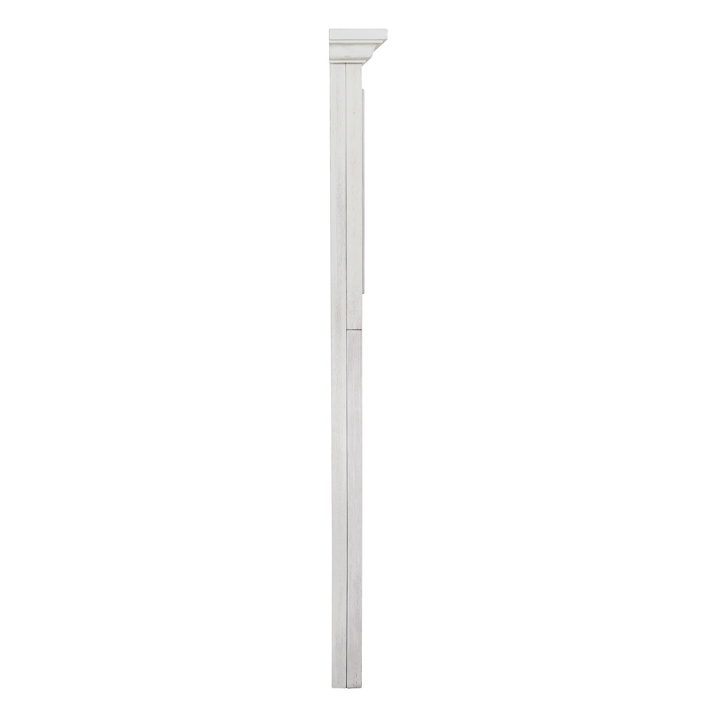 Farmhouse Queen Headboard - Rustic White