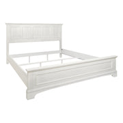Farmhouse Basics King Bed Set 3/CTN - Rustic White