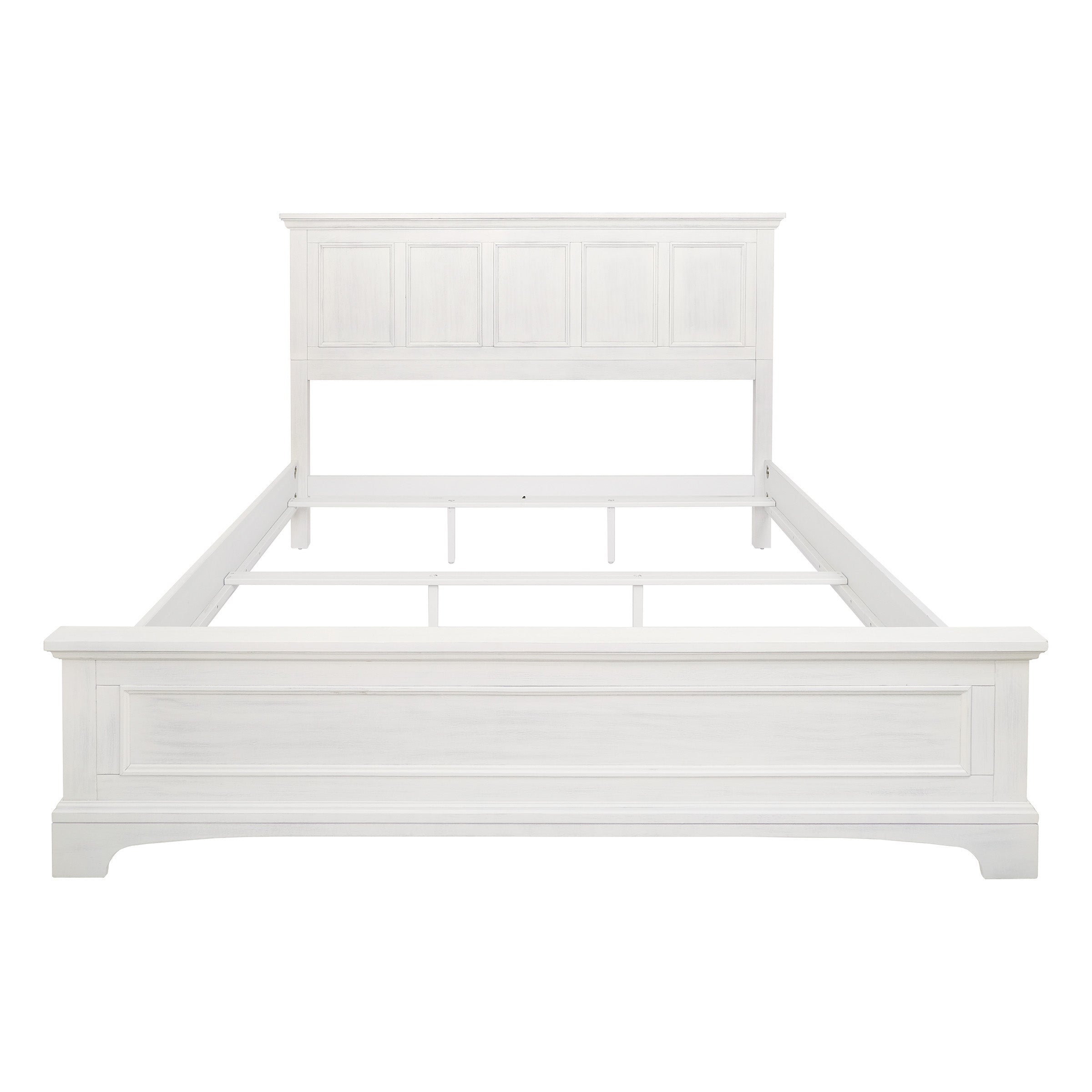 Farmhouse Basics King Bed Set 3/CTN - Rustic White