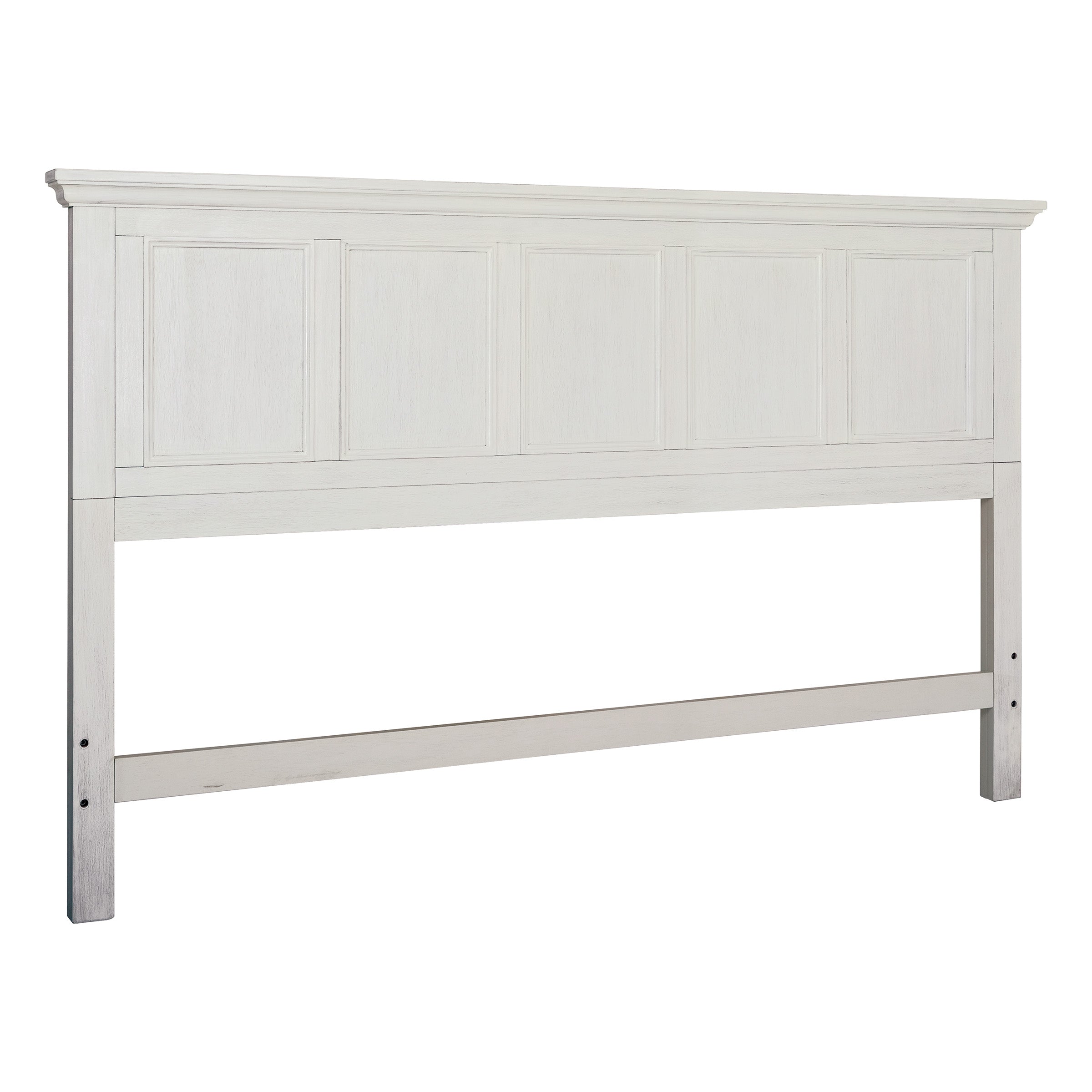 Farmhouse Basics King Bed Headboard - Rustic White