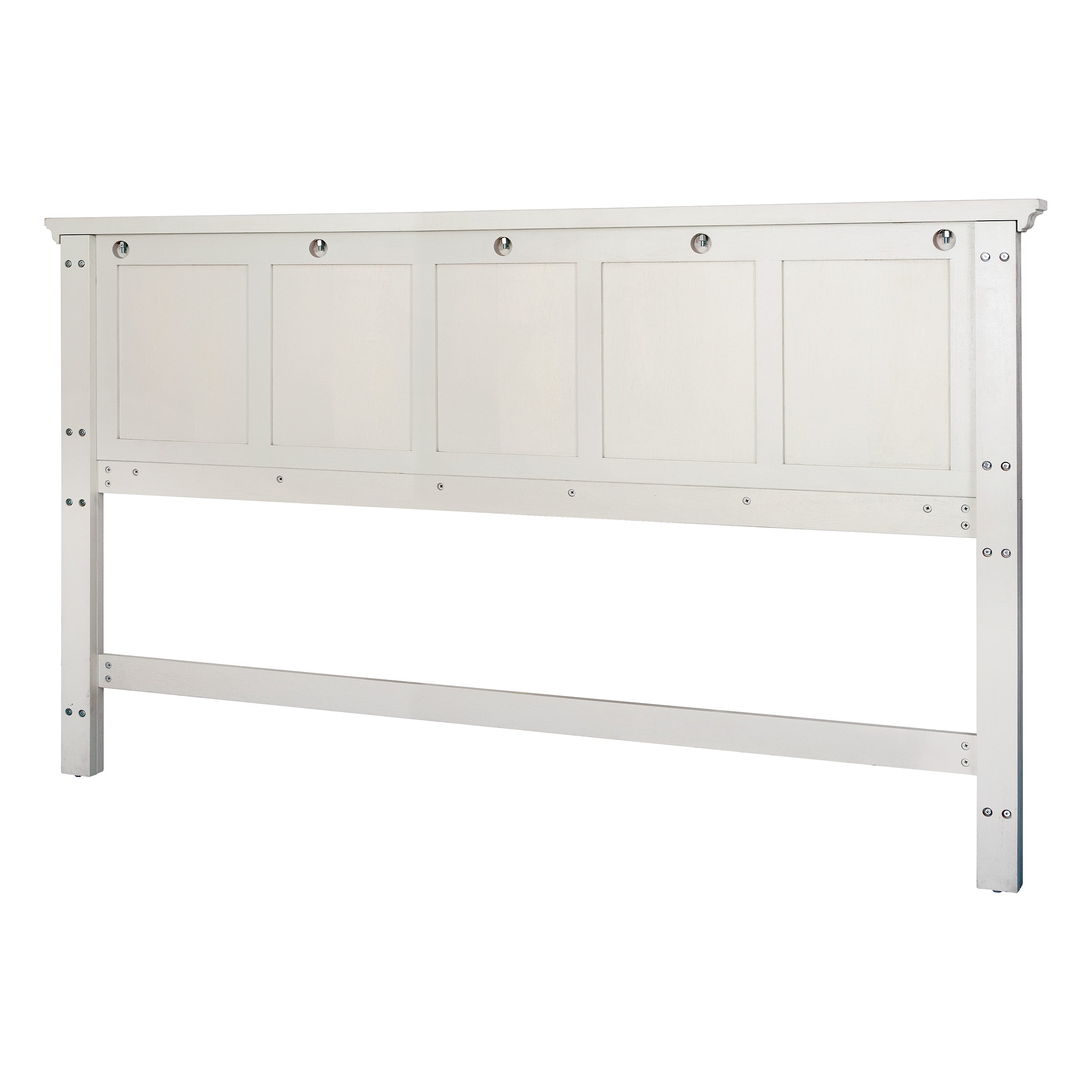 Farmhouse Basics King Bed Headboard - Rustic White