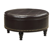 Augusta storage Ottoman - Espresso