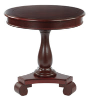 Avalon Round Accent table - Vintage Wine