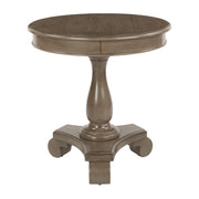 Avalon Round Accent table - Antique Java