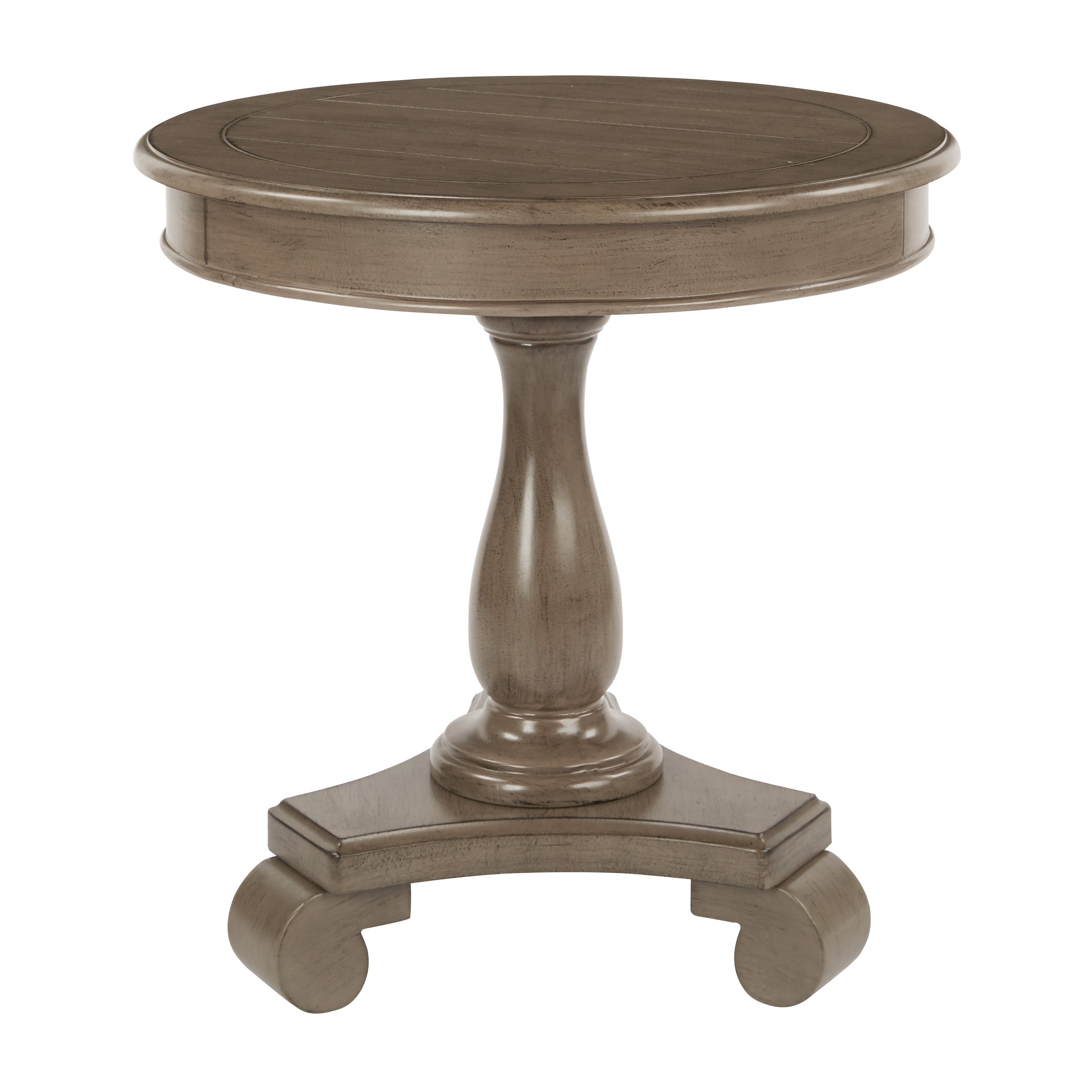 Avalon Round Accent table - Antique Java