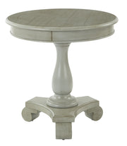 Avalon Round Accent table - Antique Grey