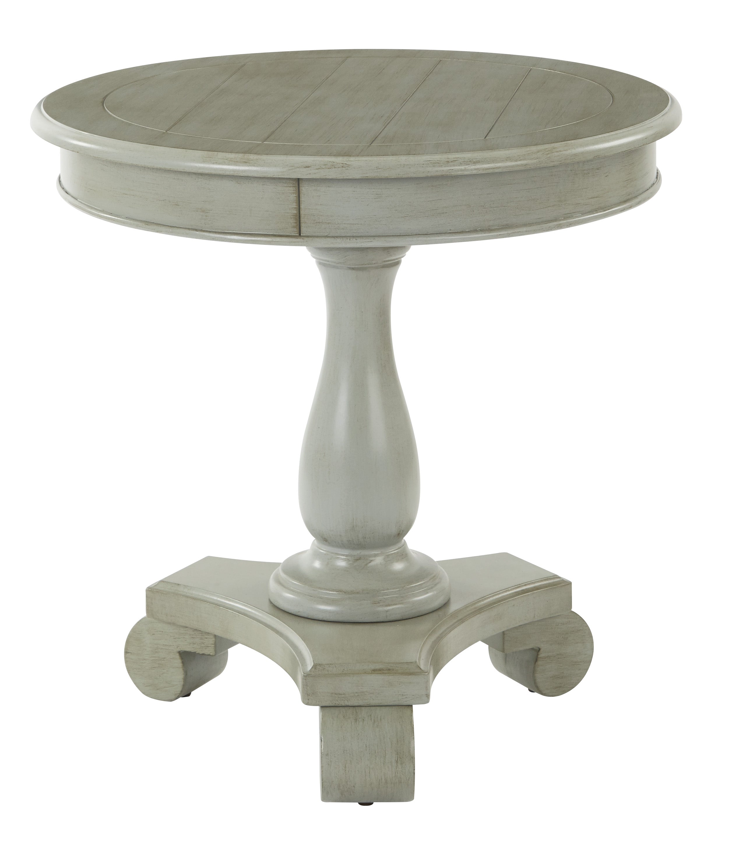 Avalon Round Accent table - Antique Grey