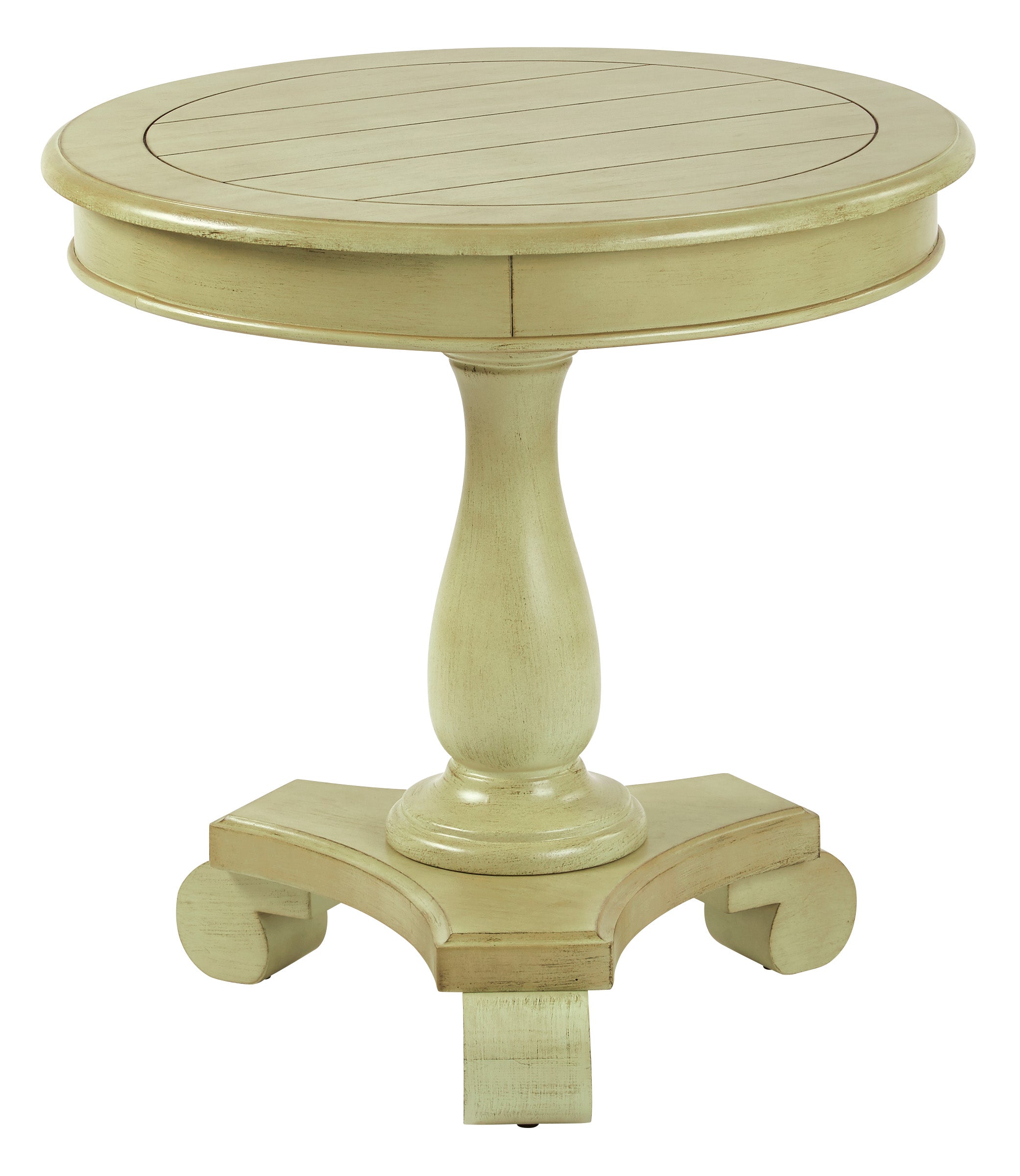 Avalon Round Accent table - Antique Celedon