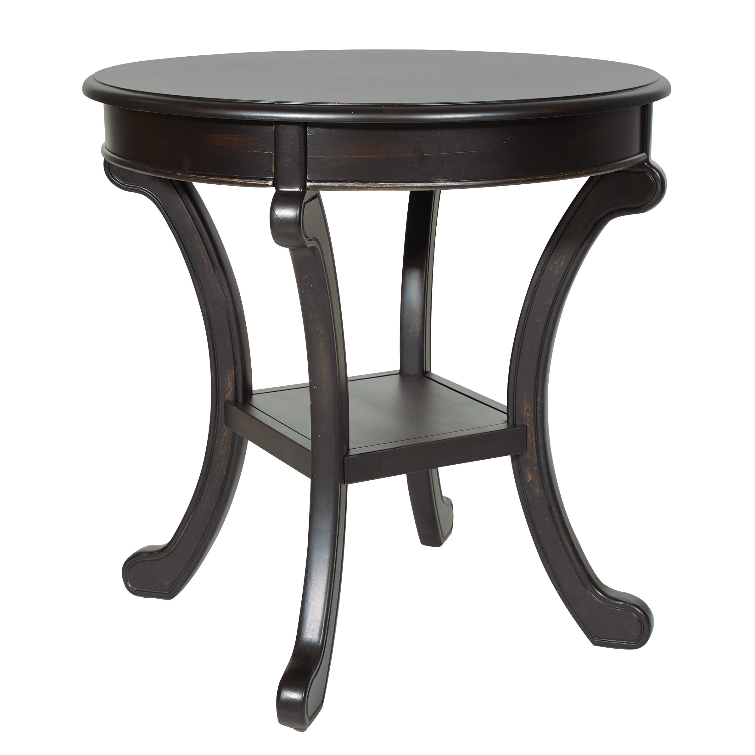 Vermont Accent Table - Antique Black